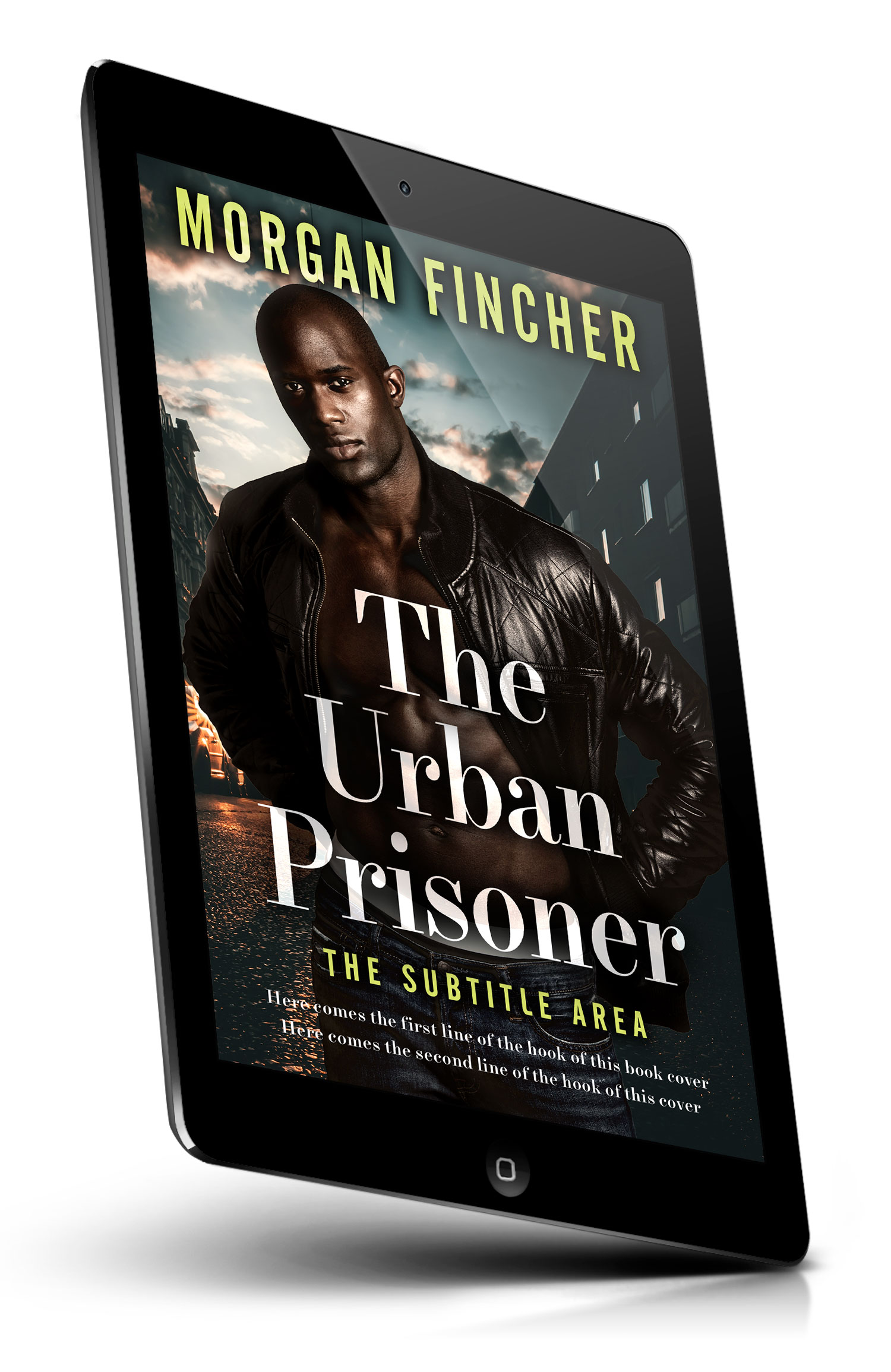 Tablet view of Premade Mystery & Thriller & Suspense Book Cover - Thistle Green #36911 | BookCoverZone*