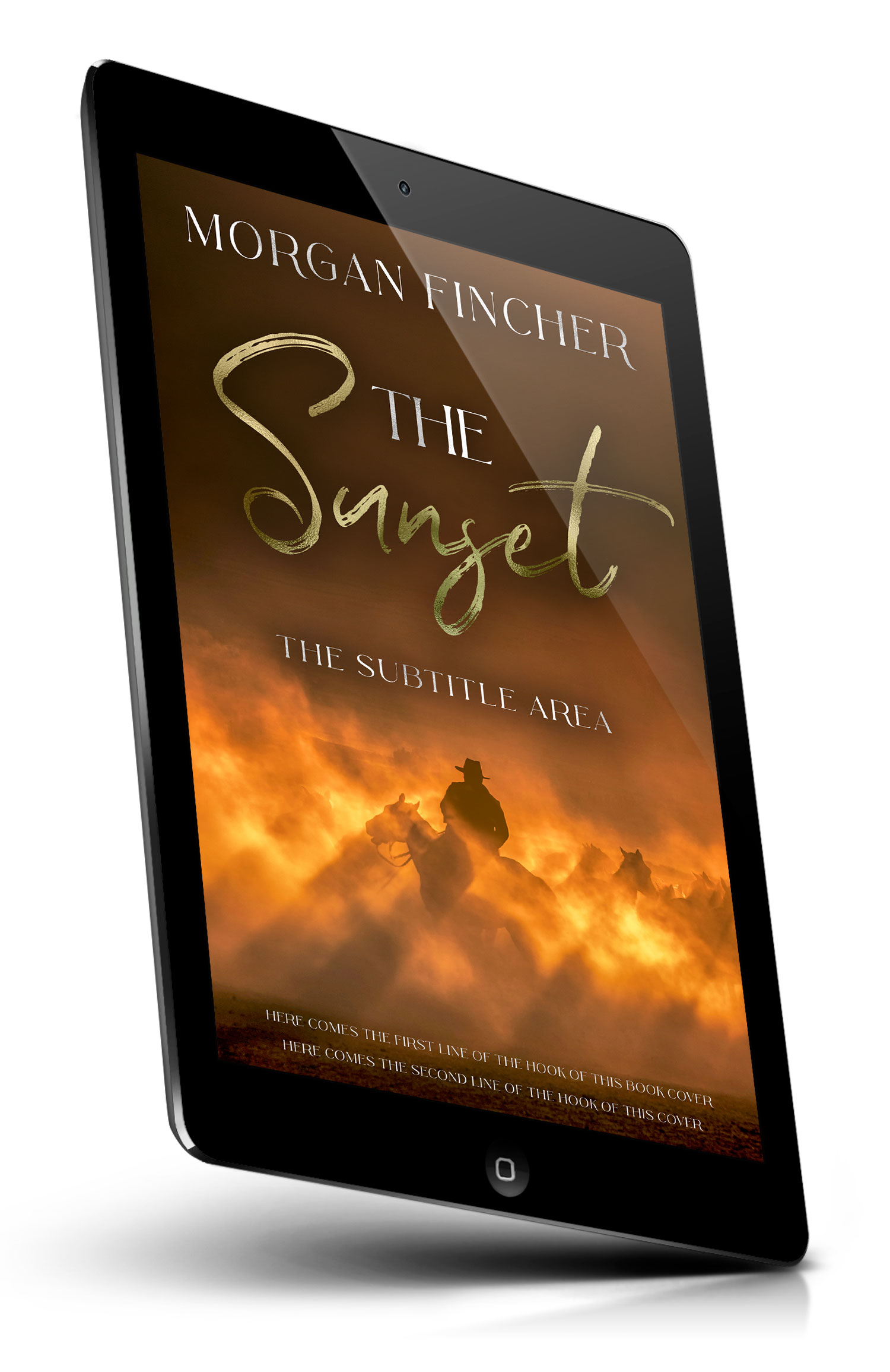 Tablet view of Premade Western Book Cover - Jambalaya #36923 | BookCoverZone*