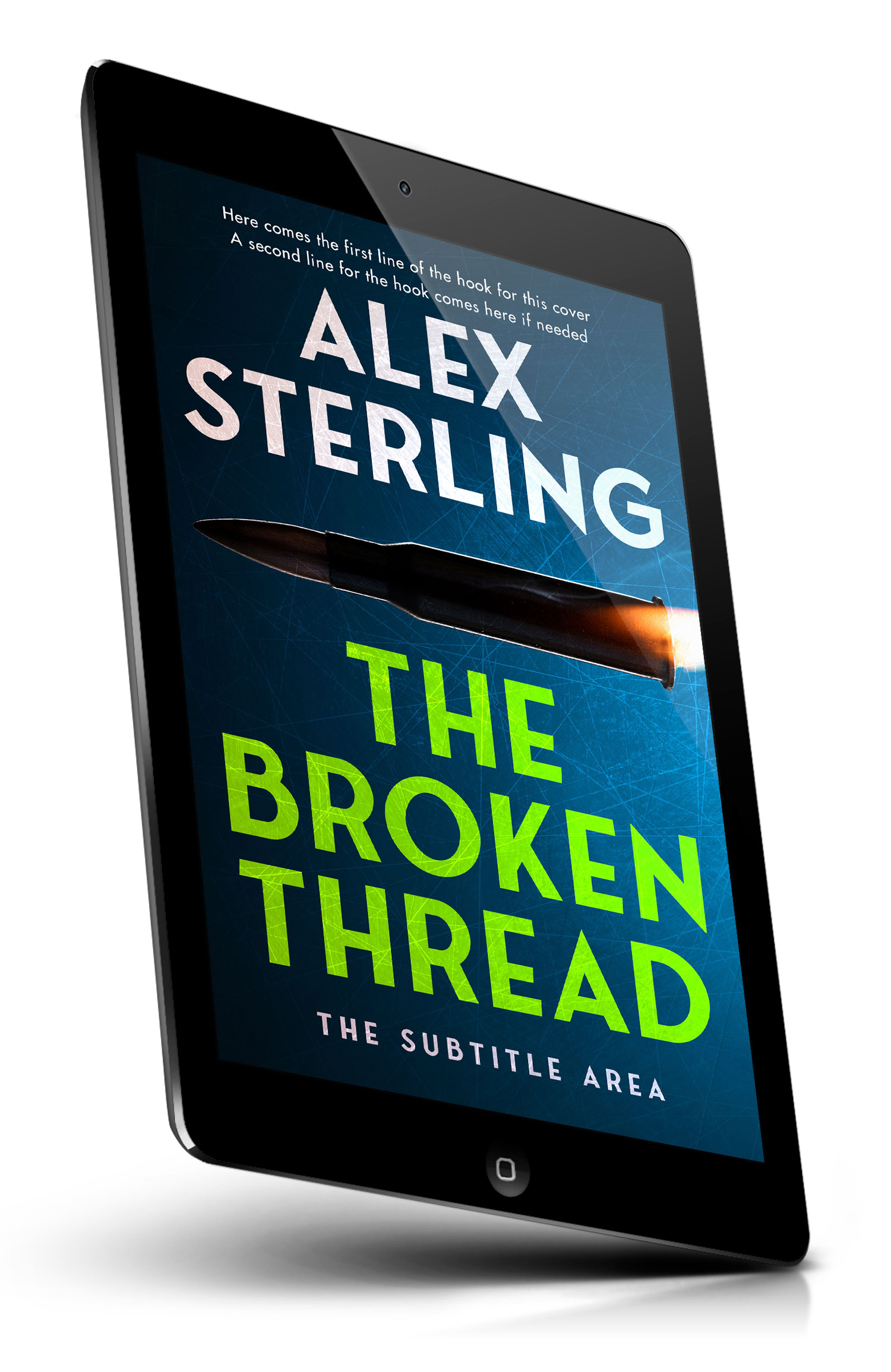 Tablet view of Premade Mystery & Thriller & Suspense Book Cover - Tiber #36946 | BookCoverZone*