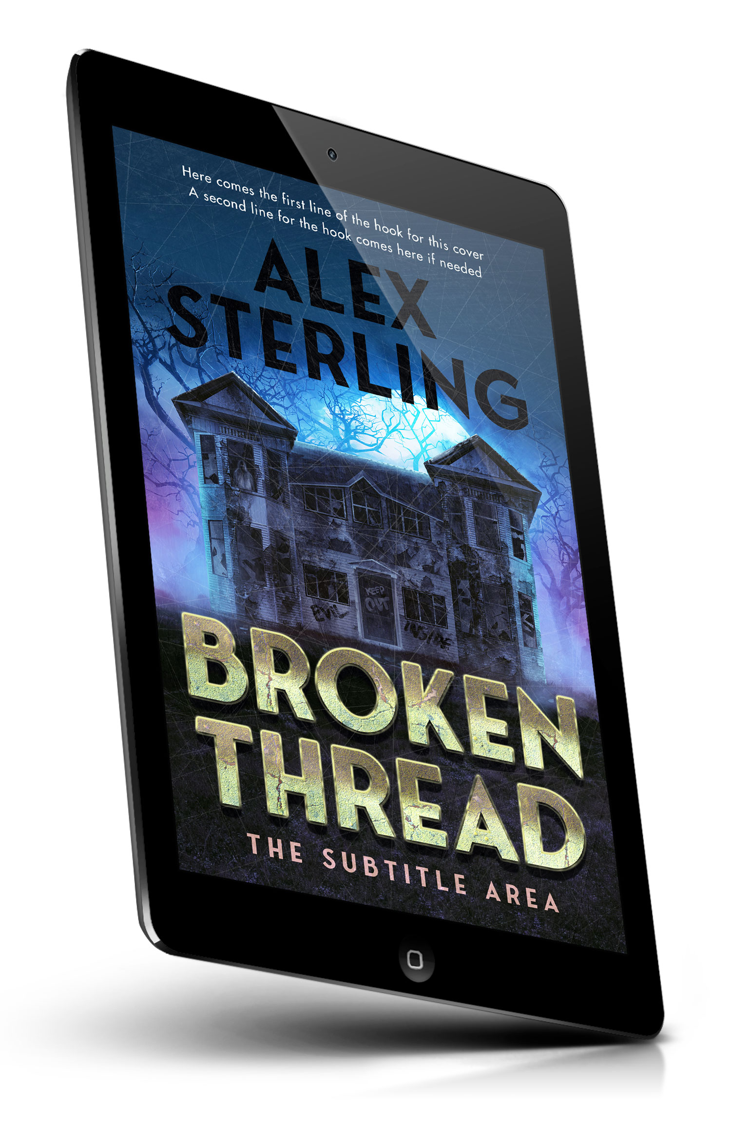 Tablet view of Premade Horror Book Cover - Ebony Clay #36948 | BookCoverZone*