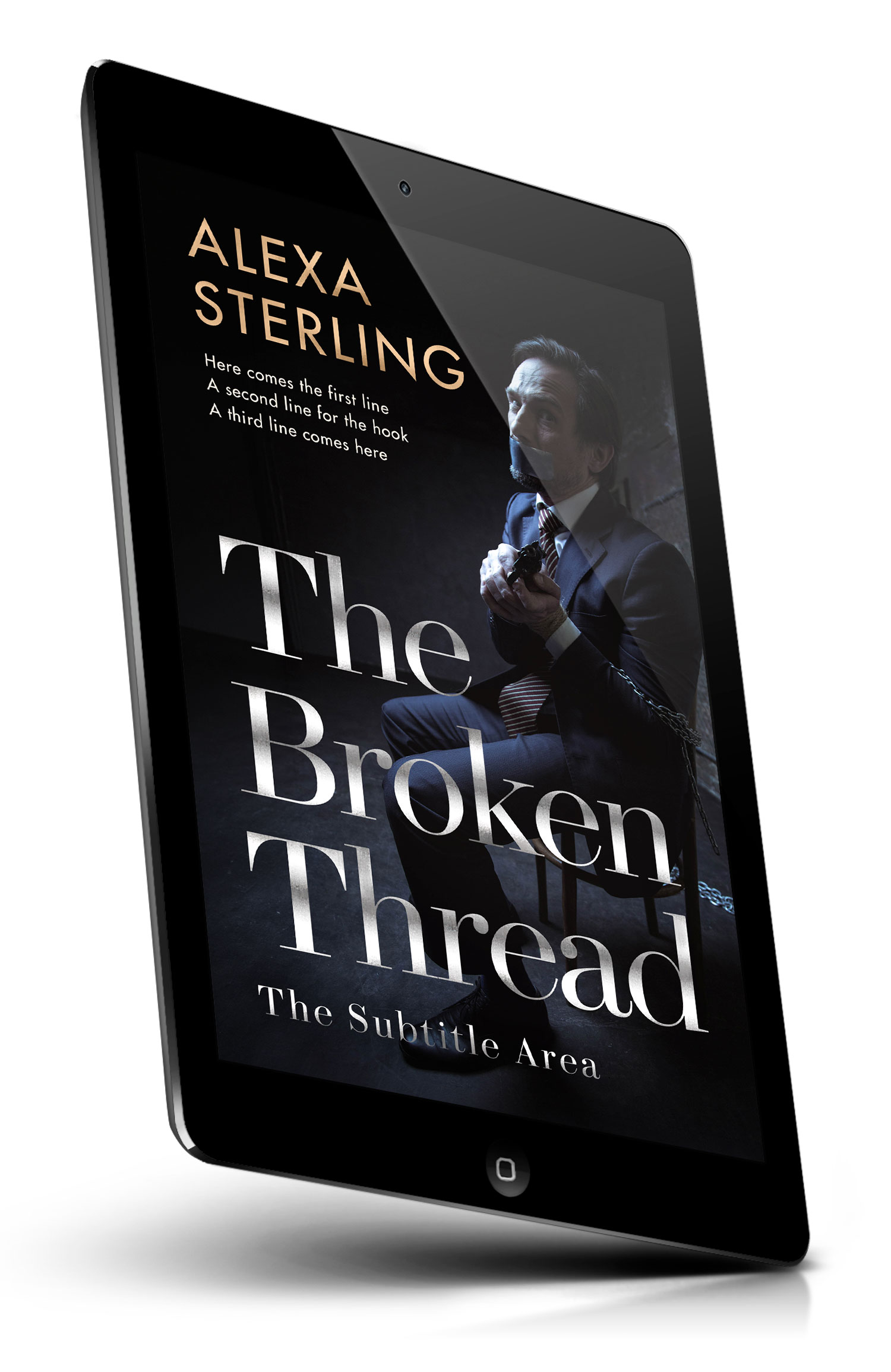 Tablet view of Premade Mystery & Thriller & Suspense Book Cover - Woodsmoke #36964 | BookCoverZone*