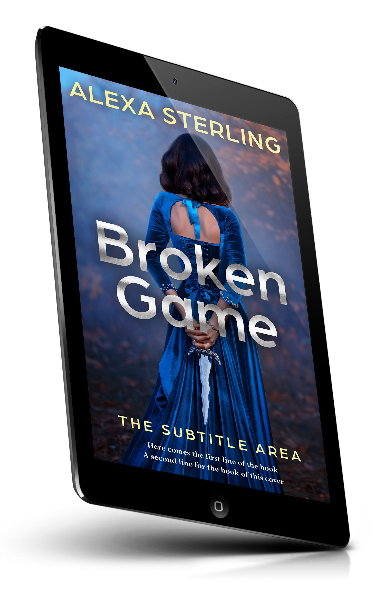 Tablet view of Premade Mystery & Thriller & Suspense Book Cover - Ebony Clay #36991 | BookCoverZone