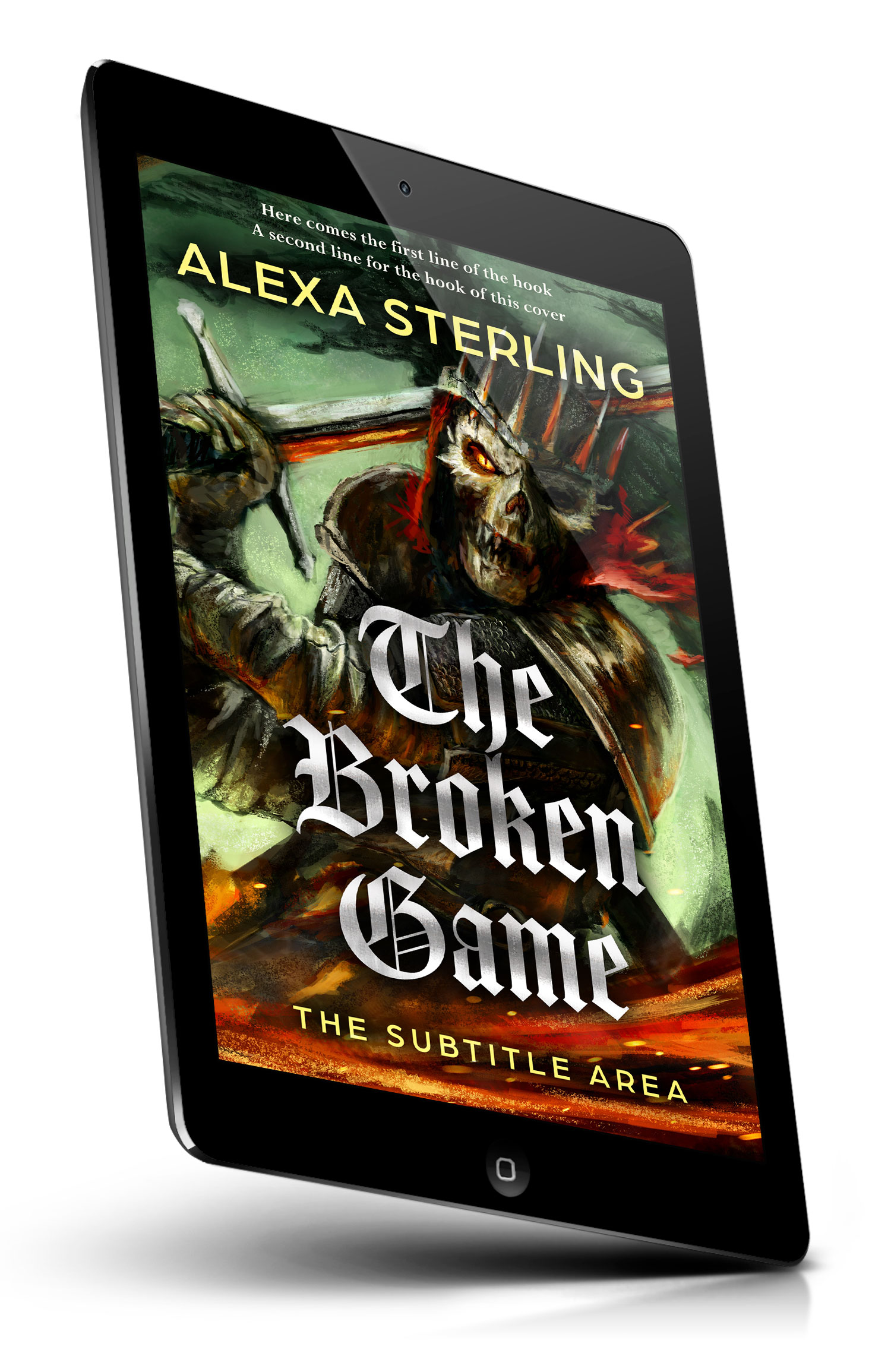 Tablet view of Premade Fantasy Book Cover - Sorrell Brown #37001 | BookCoverZone