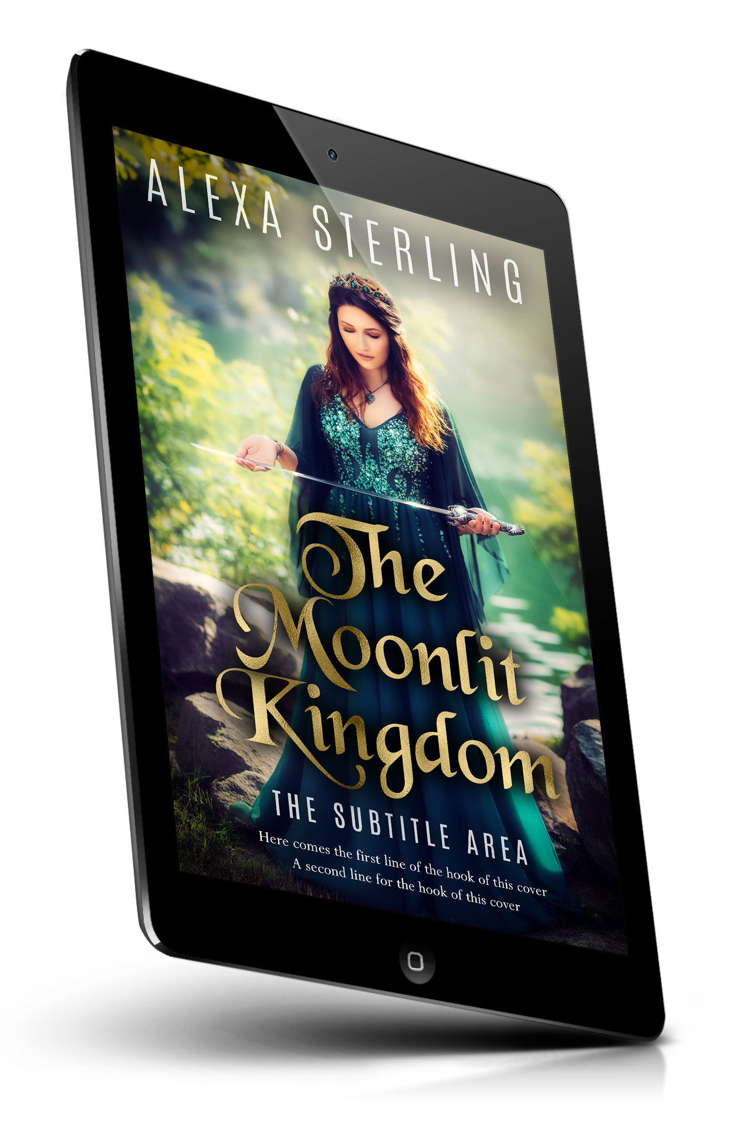 Tablet view of Premade Fantasy Book Cover - Akaroa #37022 | BookCoverZone*