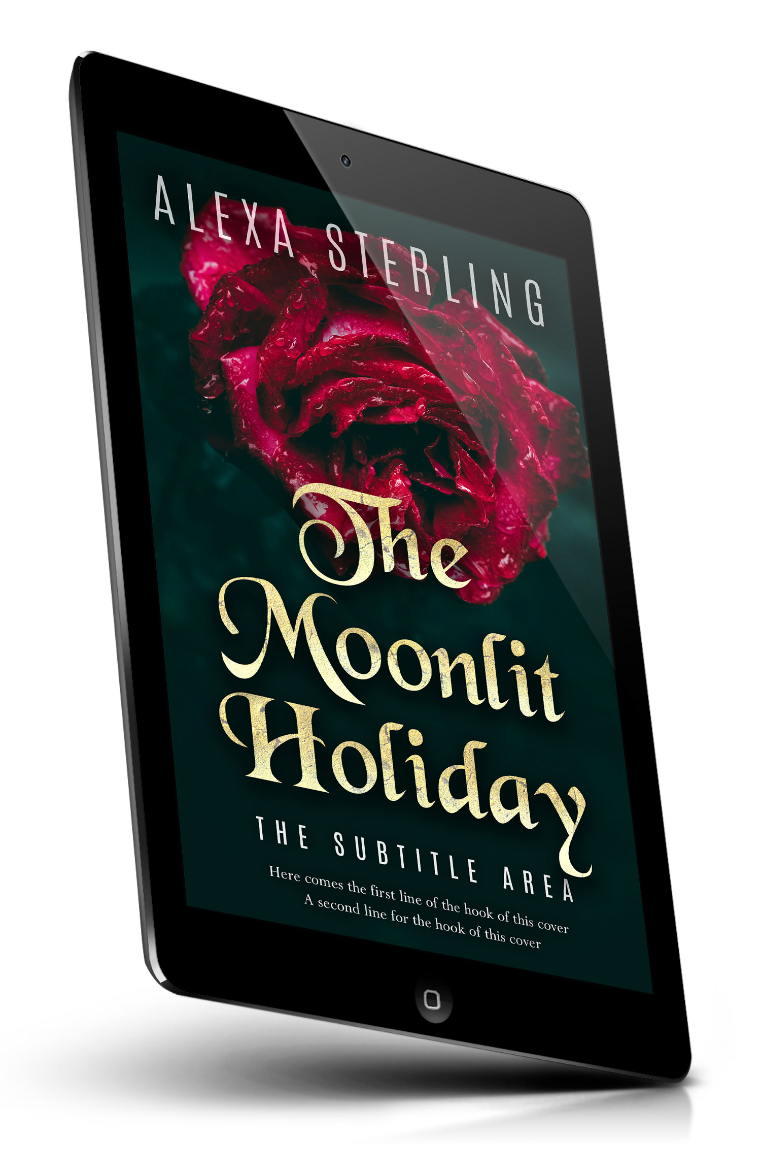 Tablet view of Premade Romance Book Cover - Old Rose #37033 | BookCoverZone*
