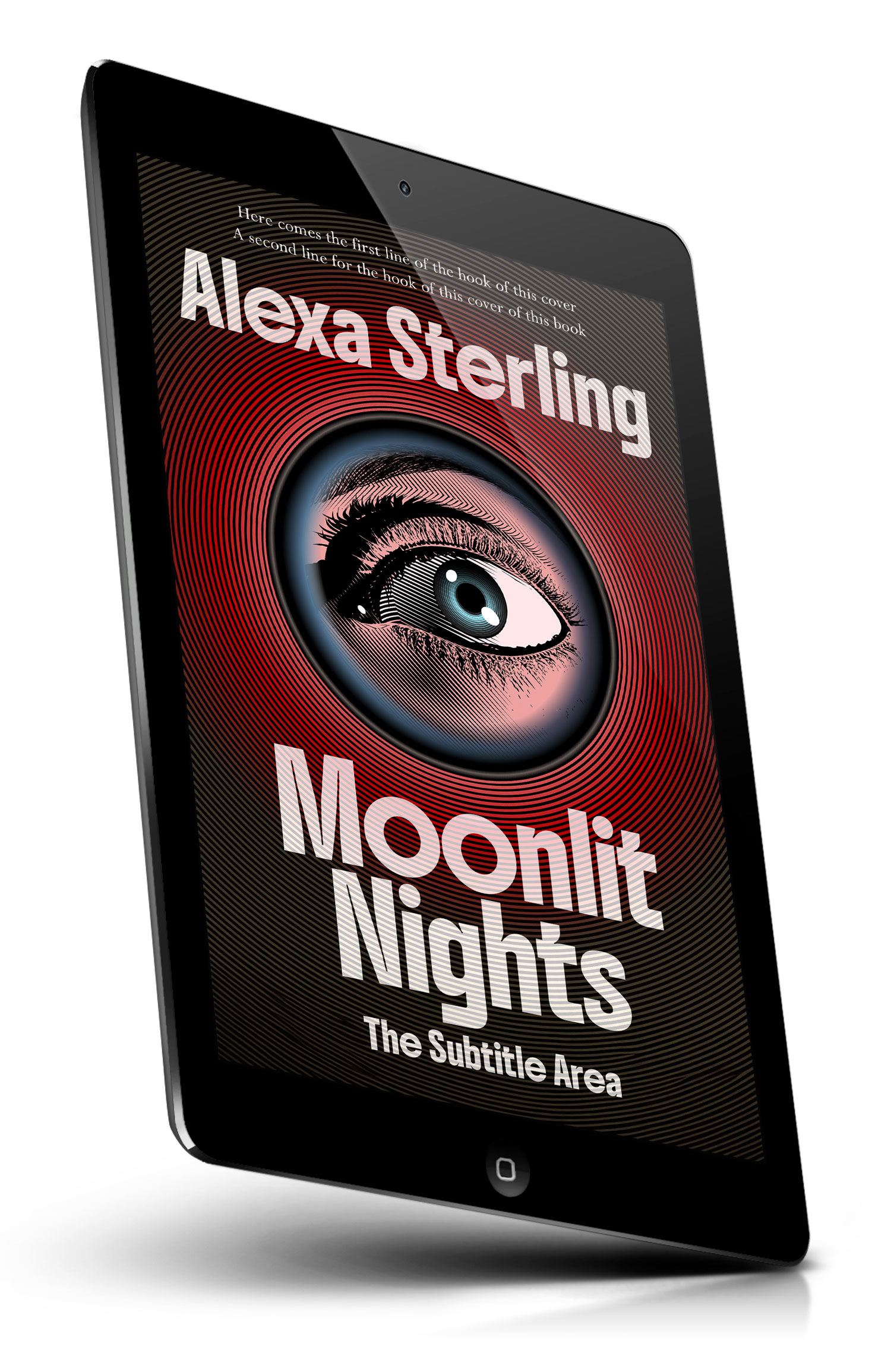 Tablet view of Premade Mystery & Thriller & Suspense Book Cover - My Pink #37063 | BookCoverZone*