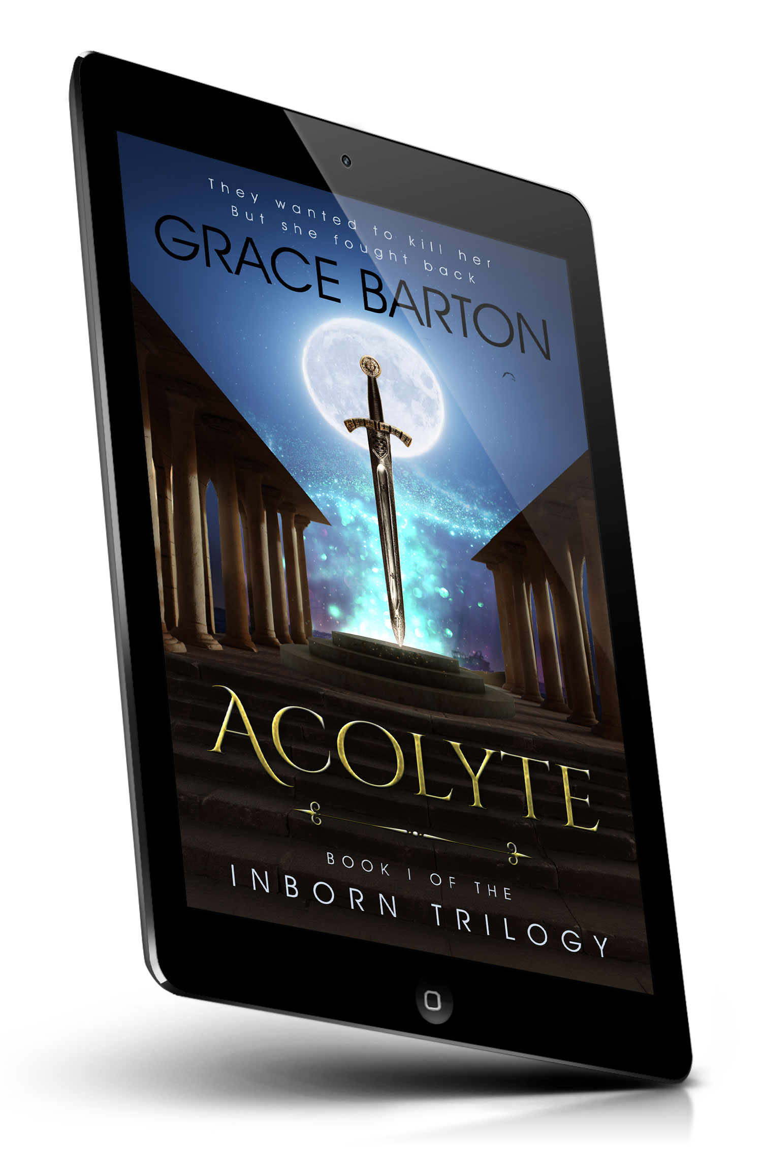 Tablet view of Premade Fantasy Book Cover - Shark #37068 | BookCoverZone*