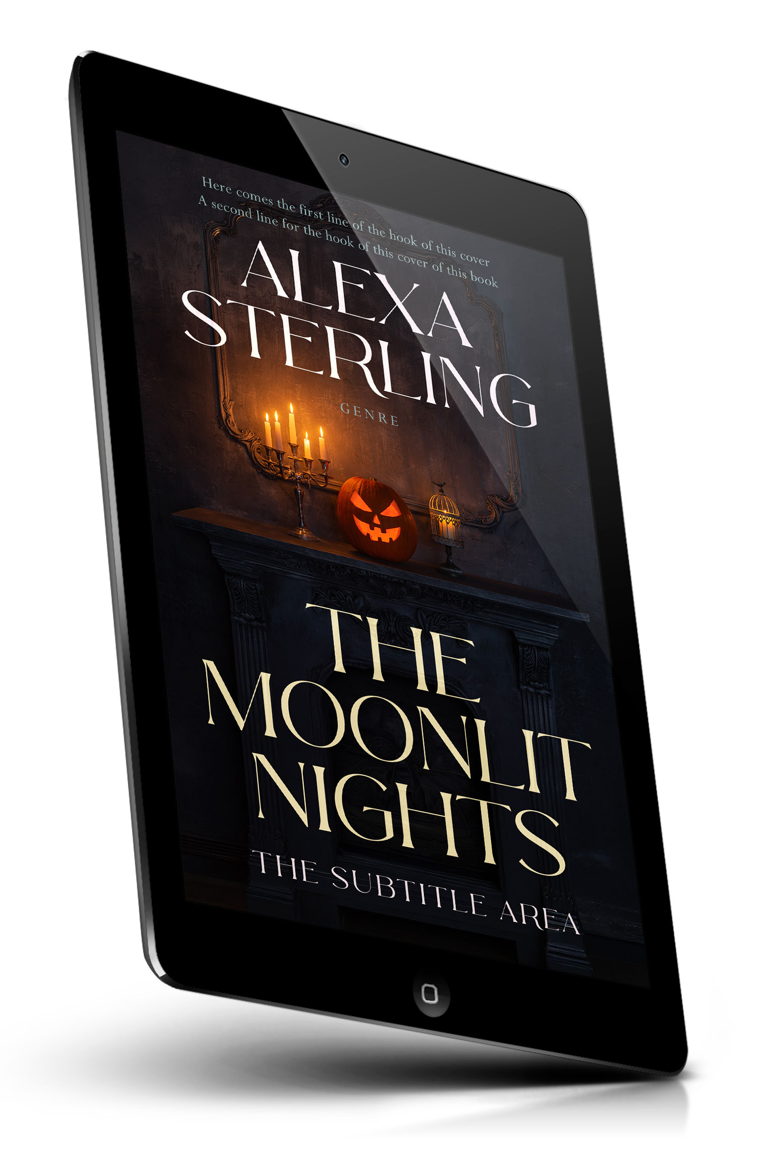 Tablet view of Premade Horror Book Cover - Thunder #37086 | BookCoverZone*
