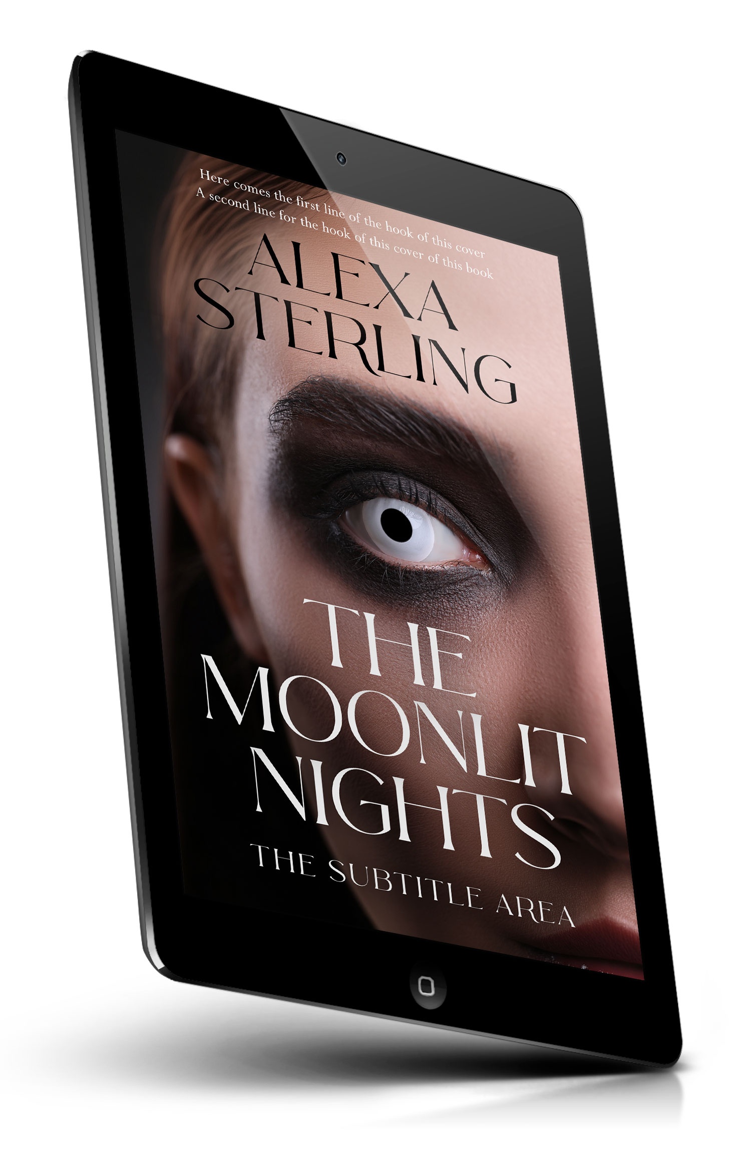 Tablet view of Premade Horror Book Cover - Clam Shell #37089 | BookCoverZone*