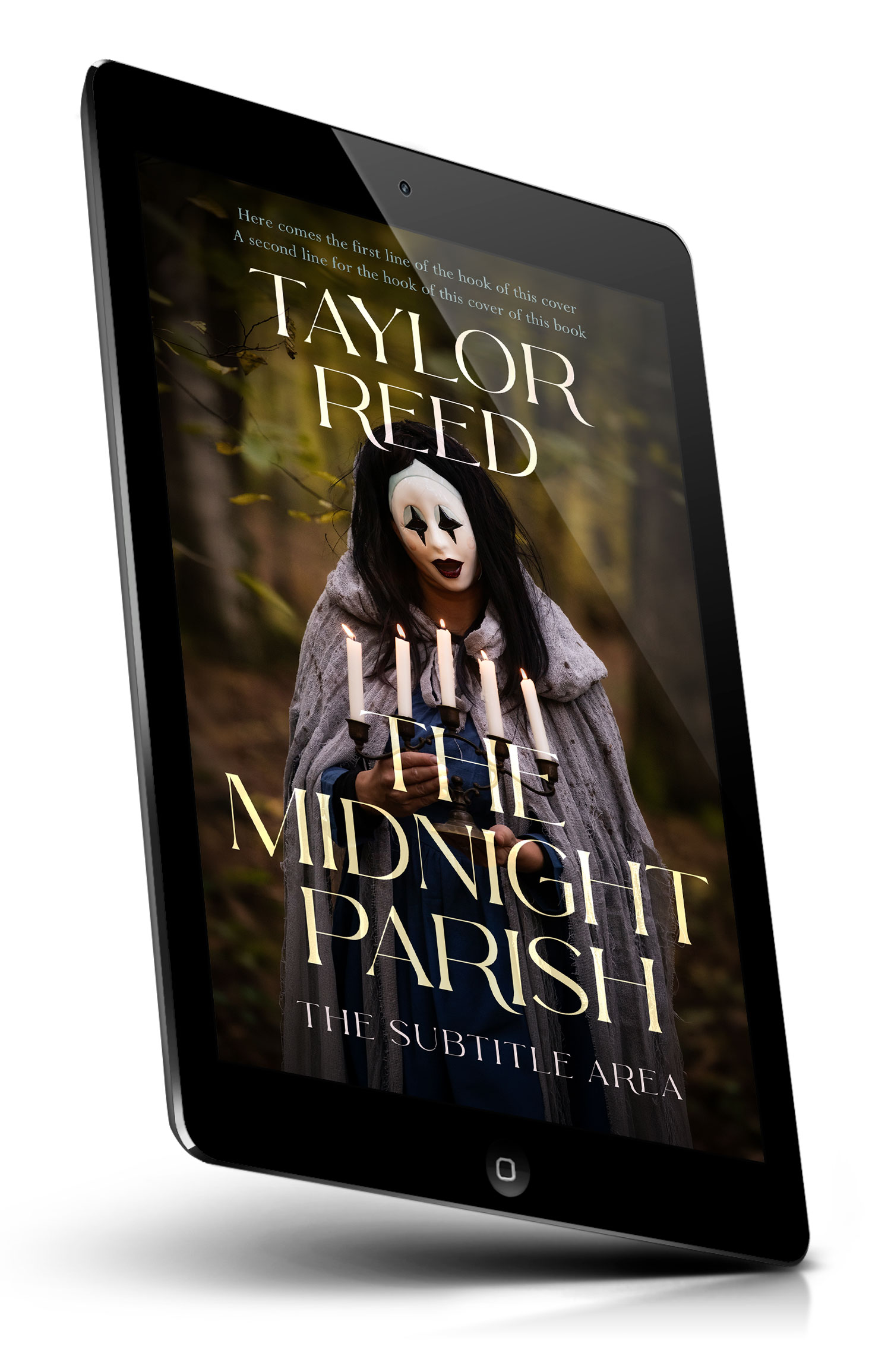 Tablet view of Premade Horror Book Cover - Oil #37092 | BookCoverZone*