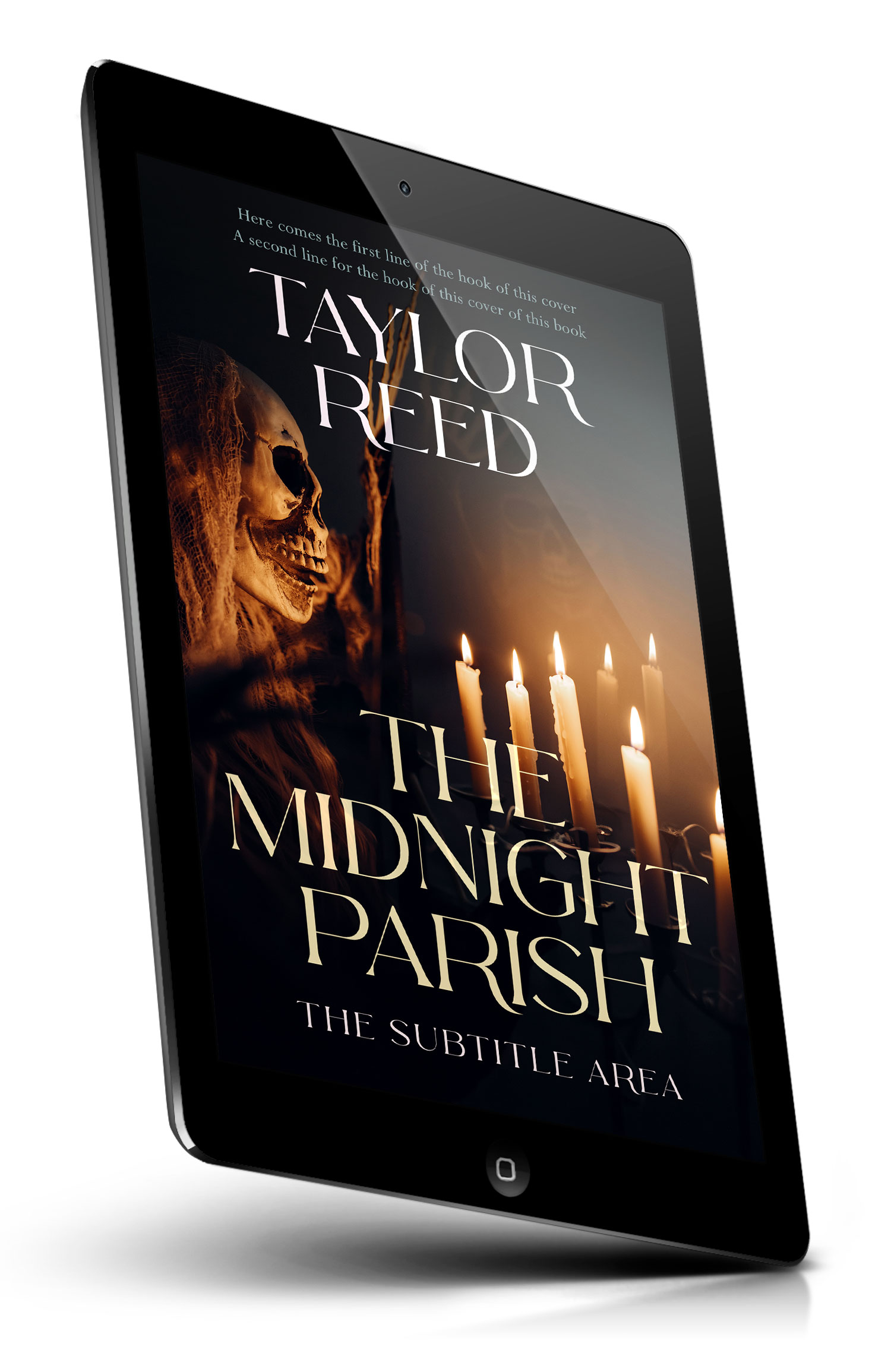 Tablet view of Premade Horror Book Cover - Antique Brass #37093 | BookCoverZone*