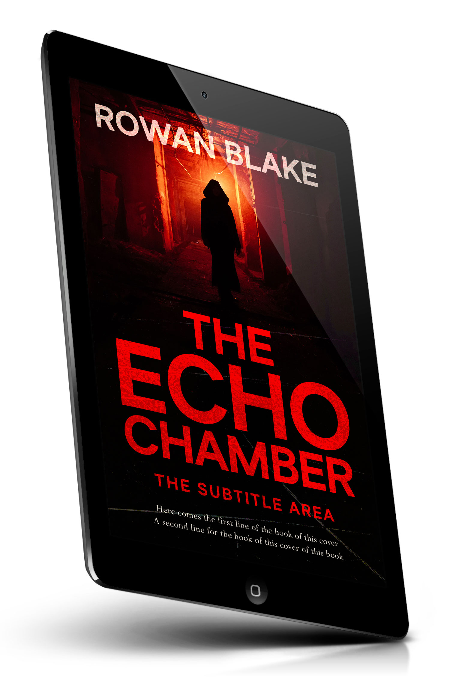 Tablet view of Premade Horror Book Cover - Alizarin Crimson #37112 | BookCoverZone*