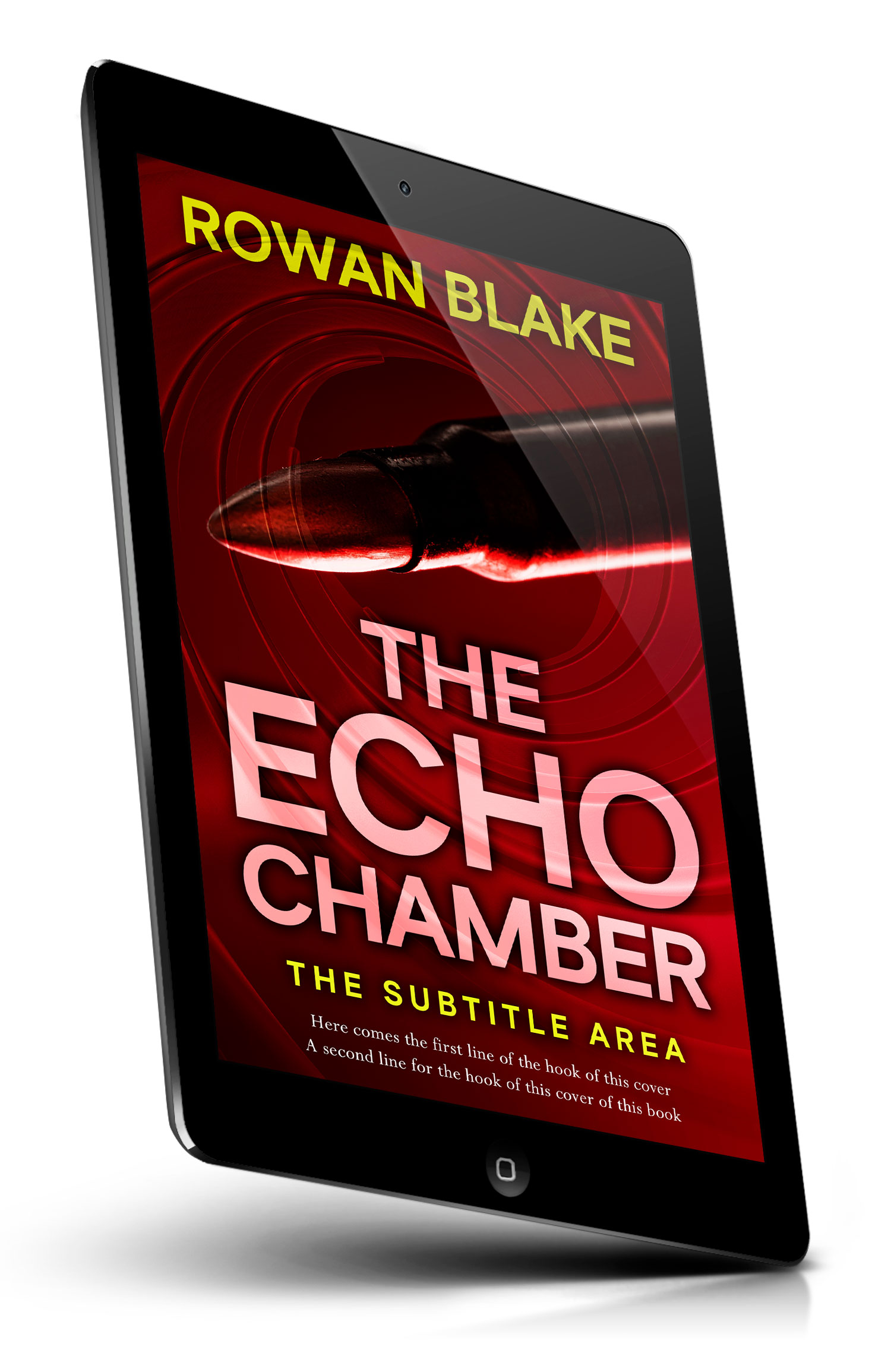 Tablet view of Premade Mystery & Thriller & Suspense Book Cover - Rustic Red #37124 | BookCoverZone