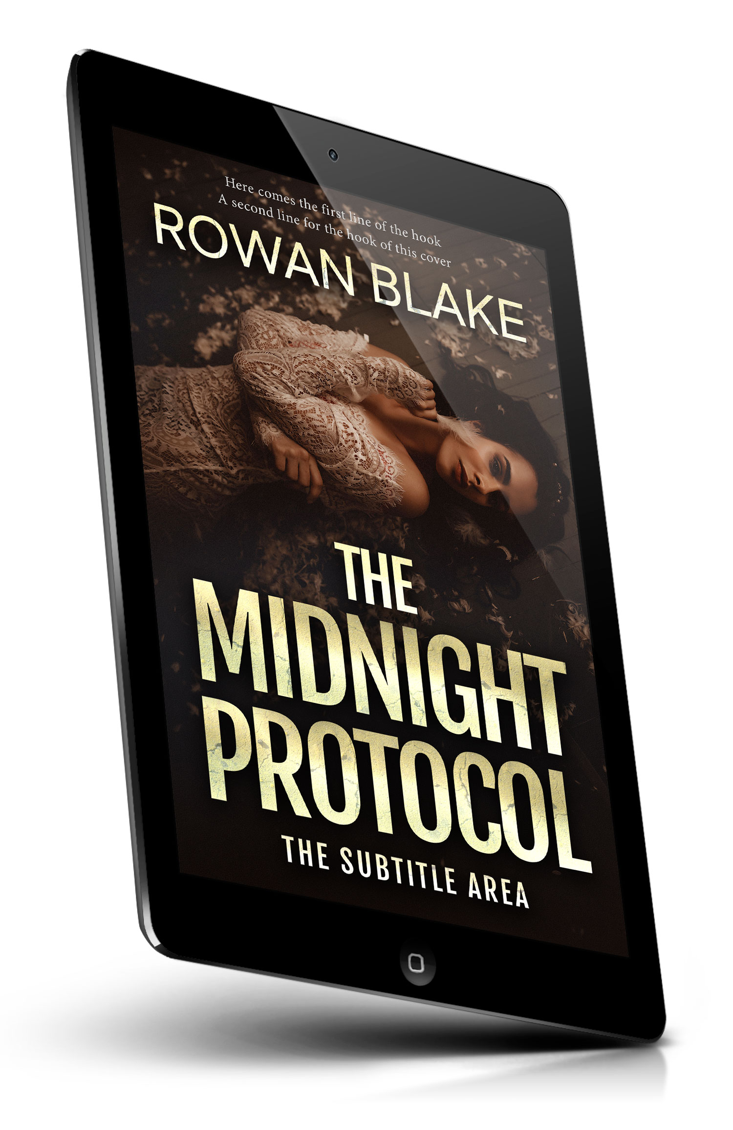 Tablet view of Premade Mystery & Thriller & Suspense Book Cover - Pavlova #37159 | BookCoverZone