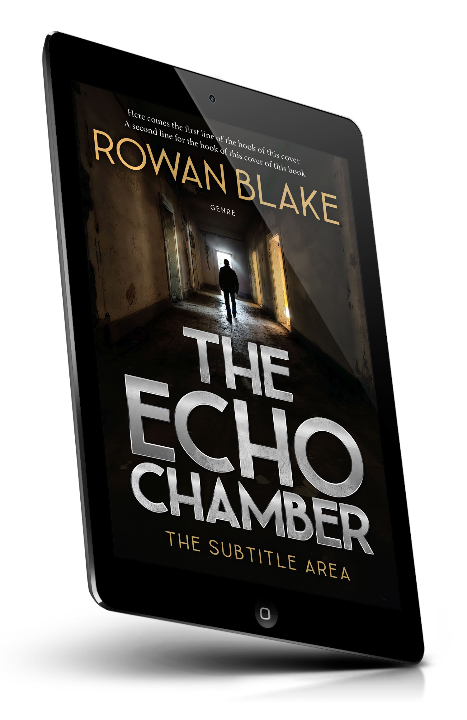 Tablet view of Premade Mystery & Thriller & Suspense Book Cover - Nomad #37178 | BookCoverZone