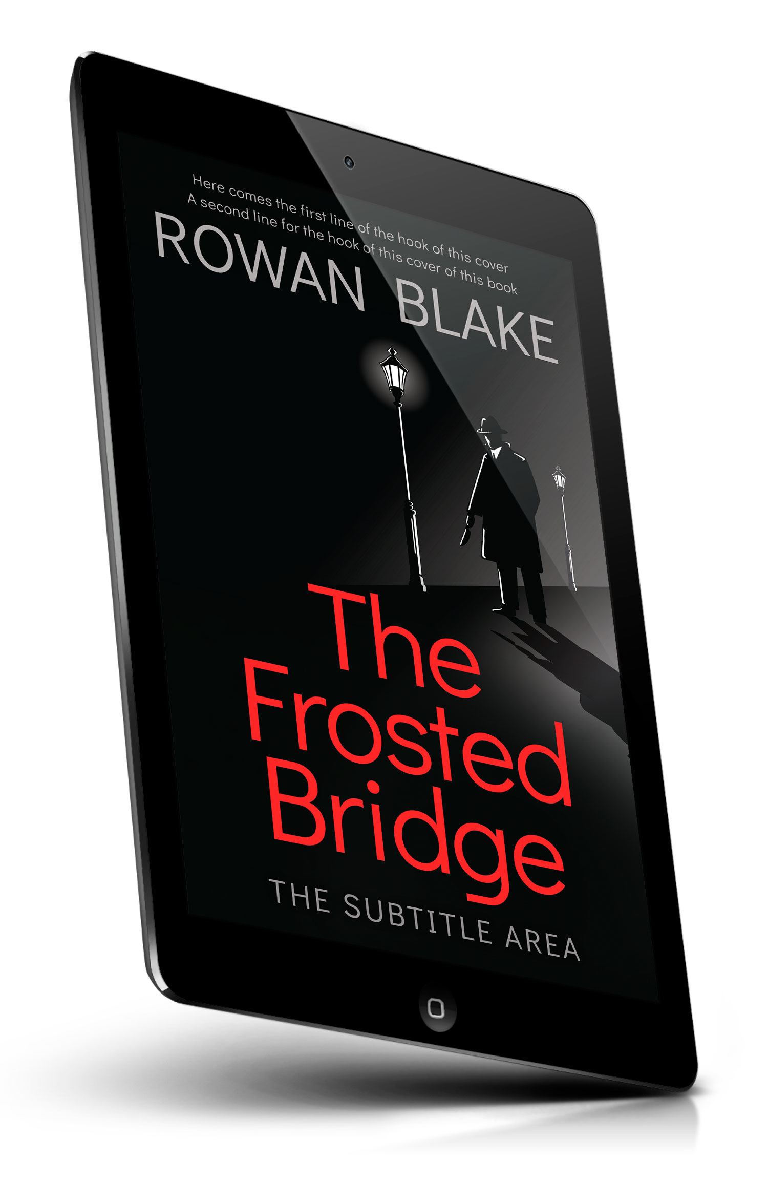 Tablet view of Premade Mystery & Thriller & Suspense Book Cover - Woodsmoke #37181 | BookCoverZone