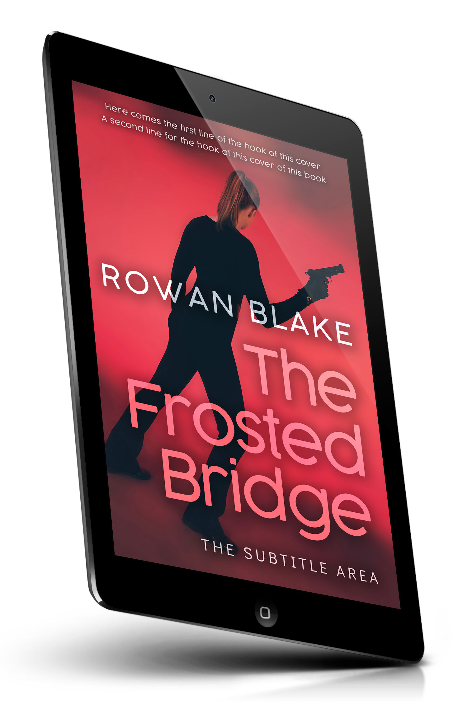 Tablet view of Premade Mystery & Thriller & Suspense Book Cover - Valencia #37184 | BookCoverZone