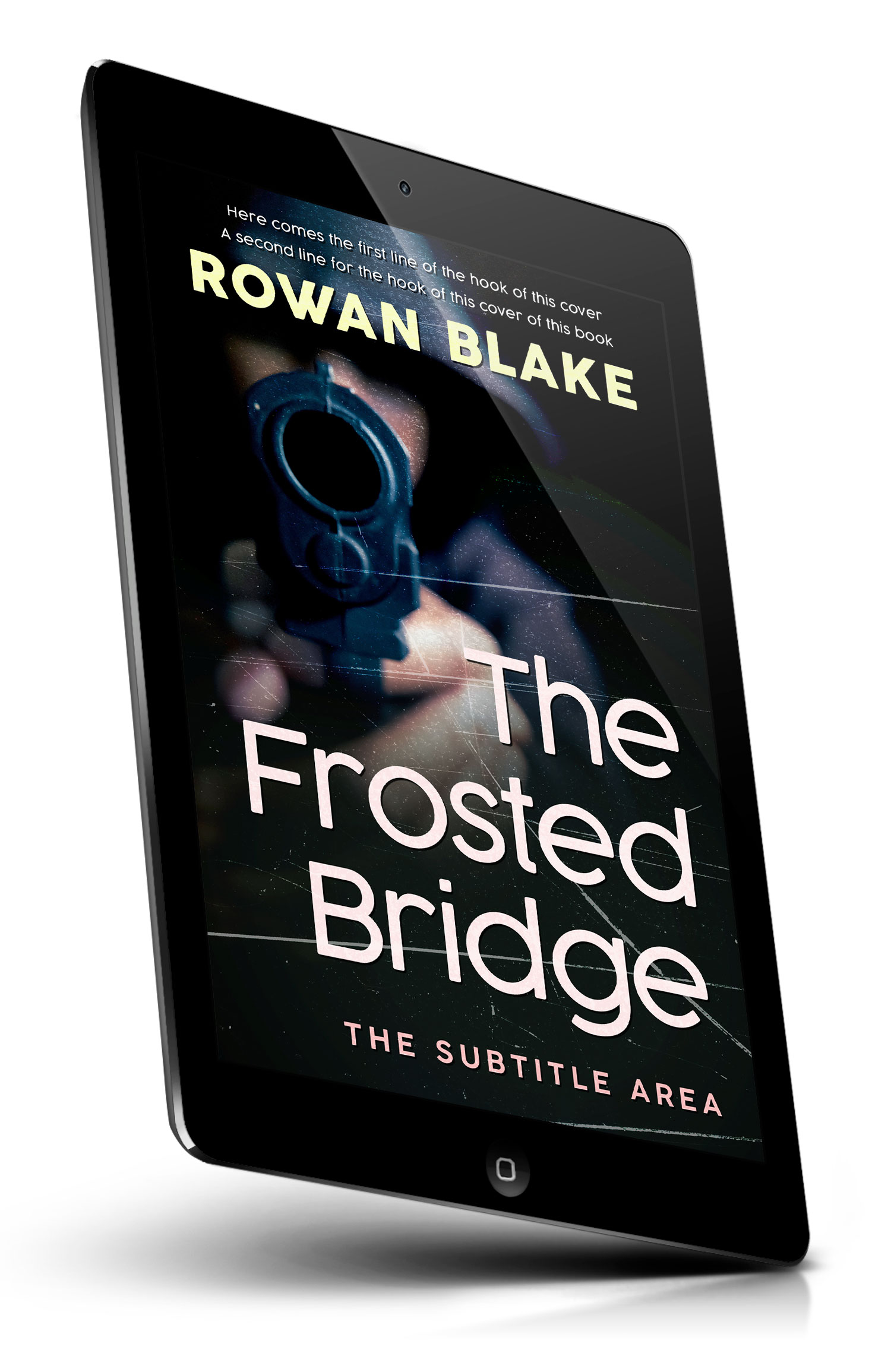 Tablet view of Premade Mystery & Thriller & Suspense Book Cover - Bunker #37187 | BookCoverZone