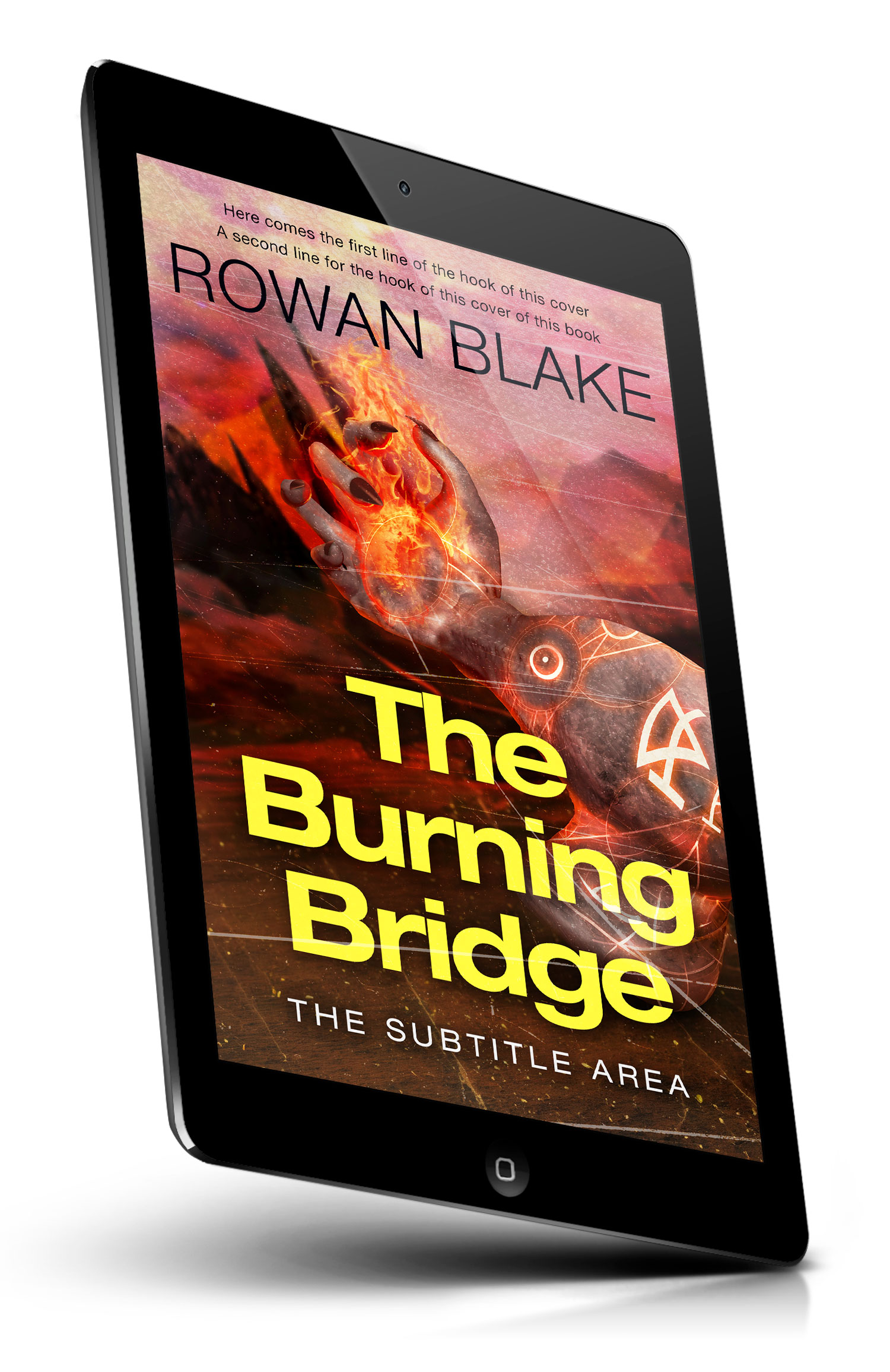 Tablet view of Premade Fantasy Book Cover - Sanguine Brown #37192 | BookCoverZone