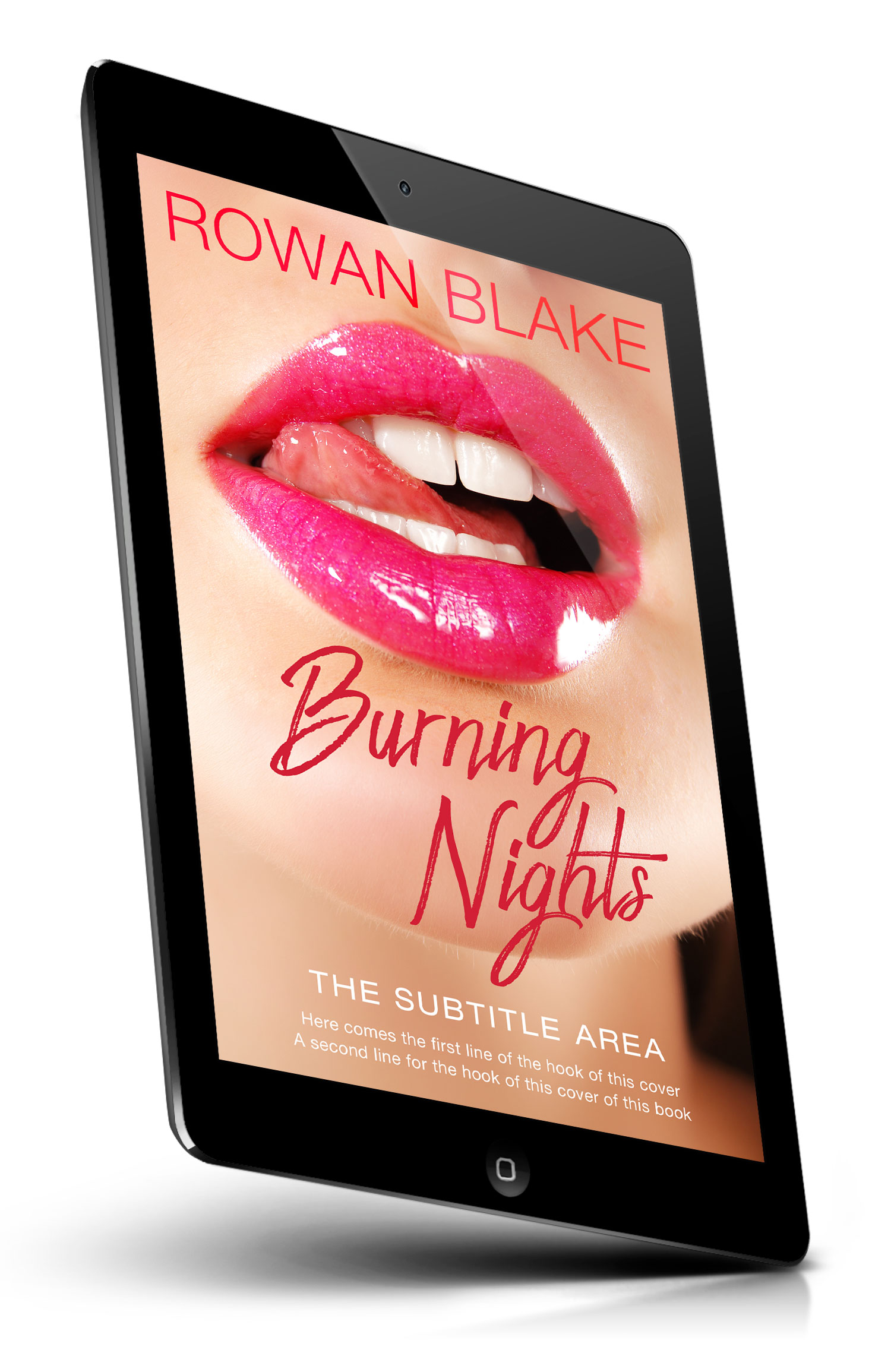 Tablet view of Premade Erotica Book Cover - Tonys Pink #37204 | BookCoverZone*