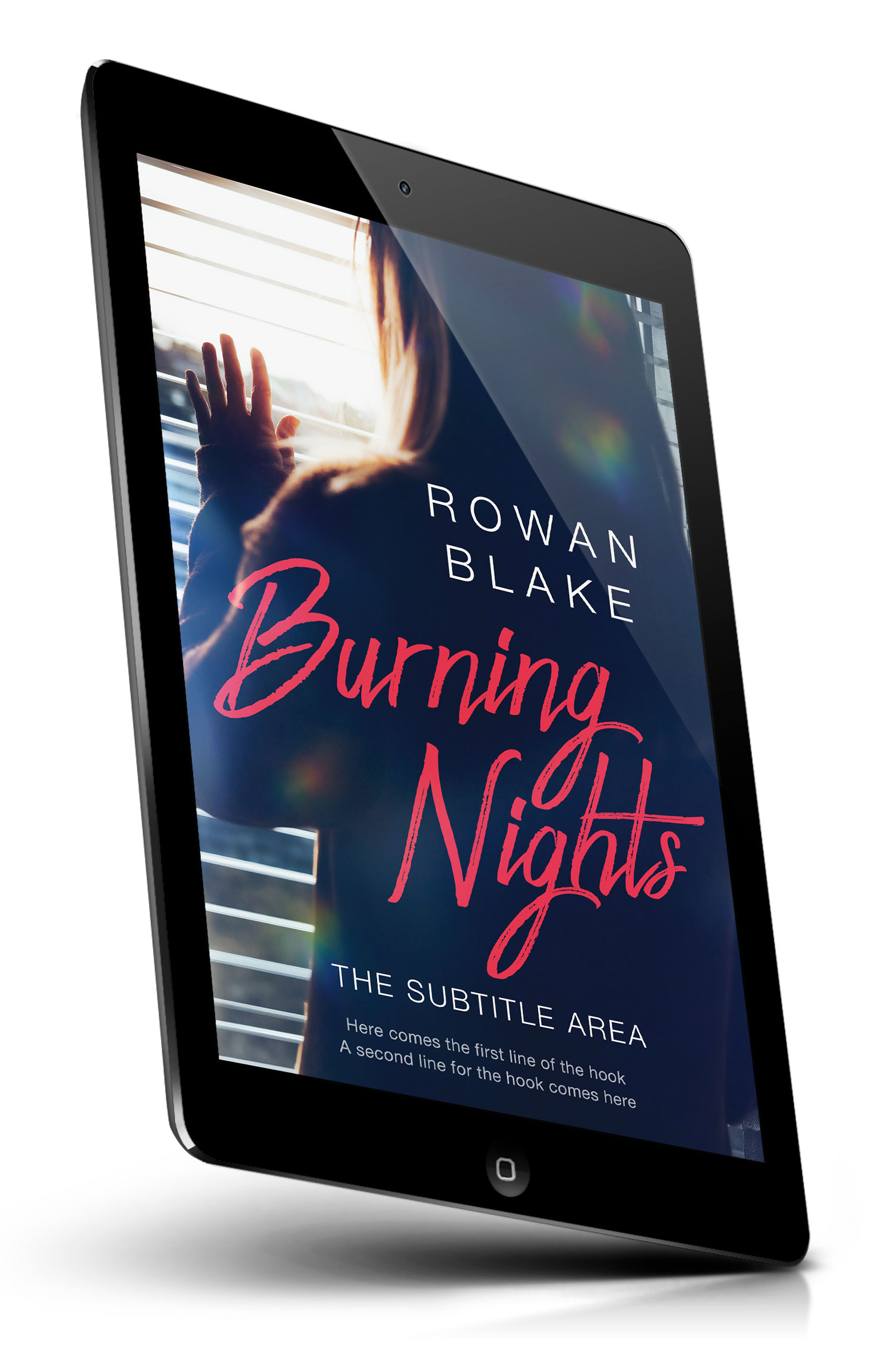 Tablet view of Premade Teen & Young Adult Book Cover - Cavern Pink #37217 | BookCoverZone*