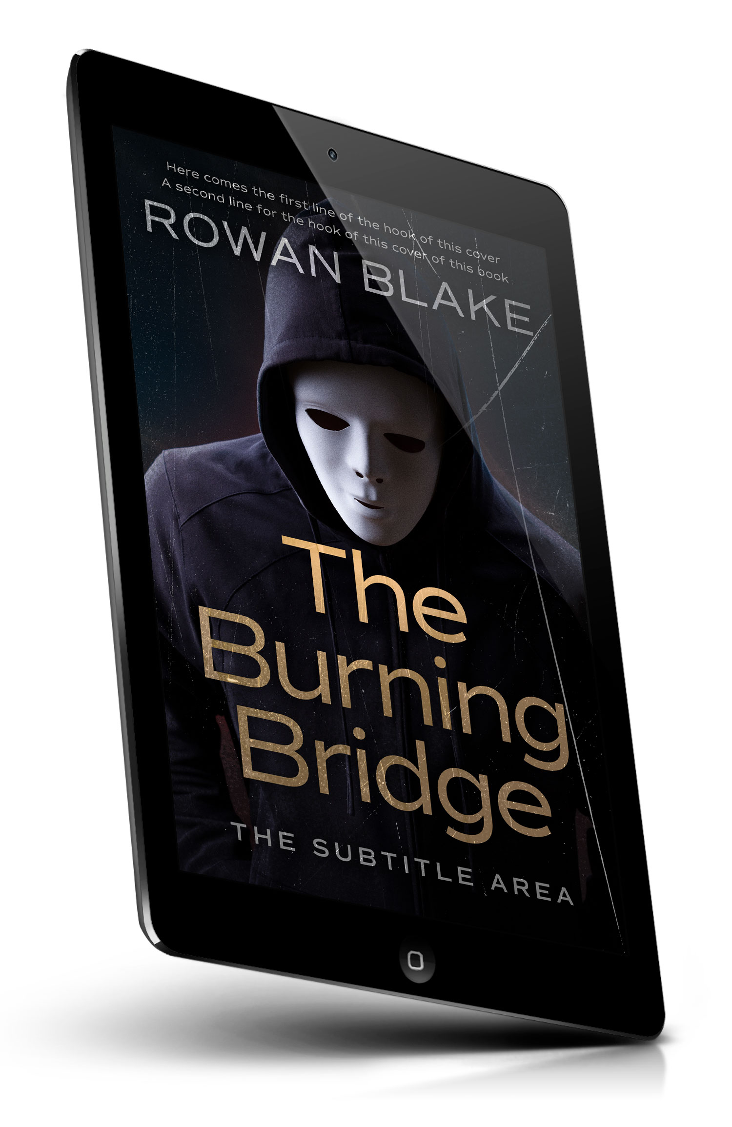 Tablet view of Premade Mystery & Thriller & Suspense Book Cover - Woodsmoke #37222 | BookCoverZone*