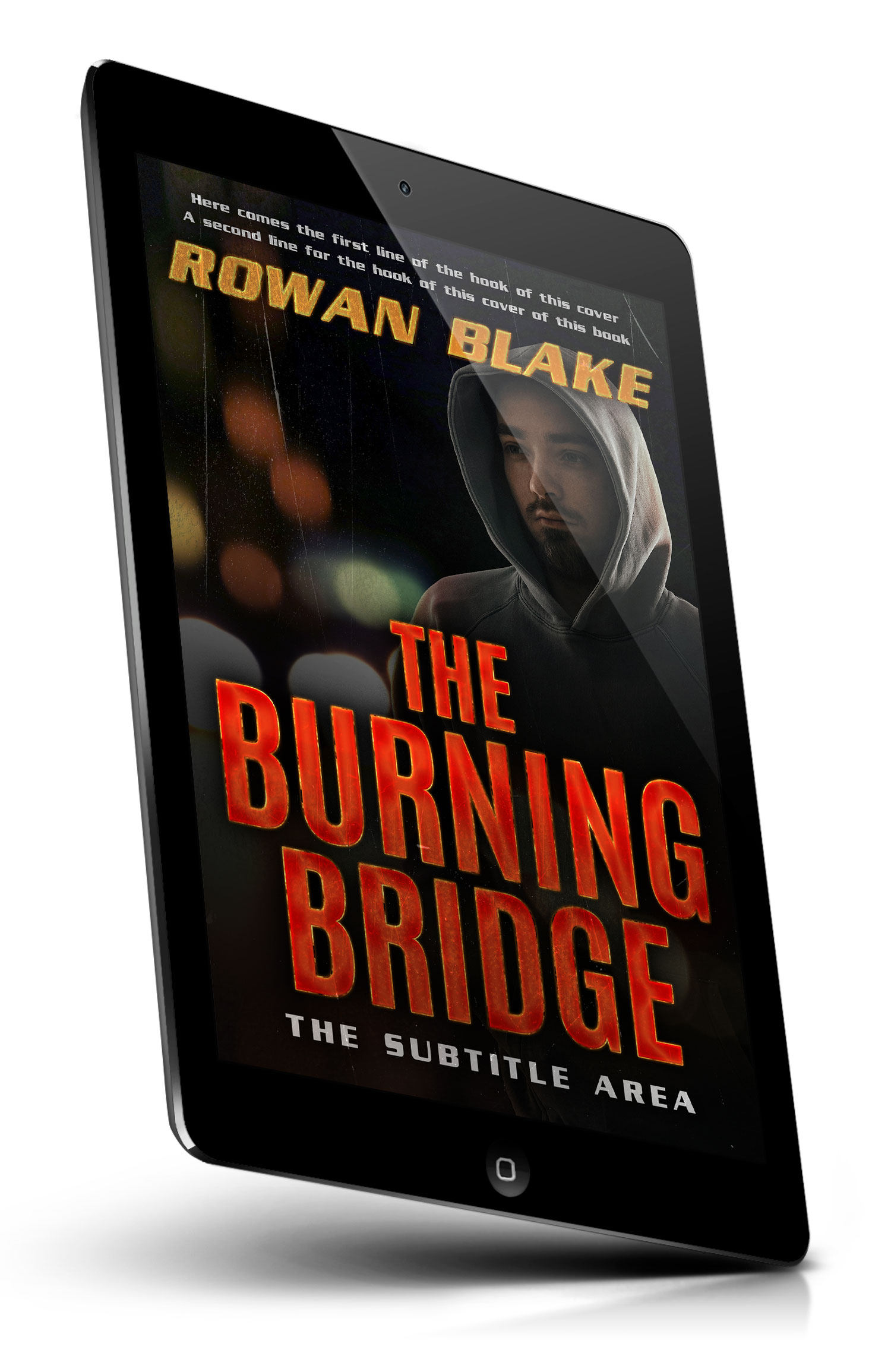 Tablet view of Premade Action & Adventure Book Cover - Tall Poppy #37226 | BookCoverZone*