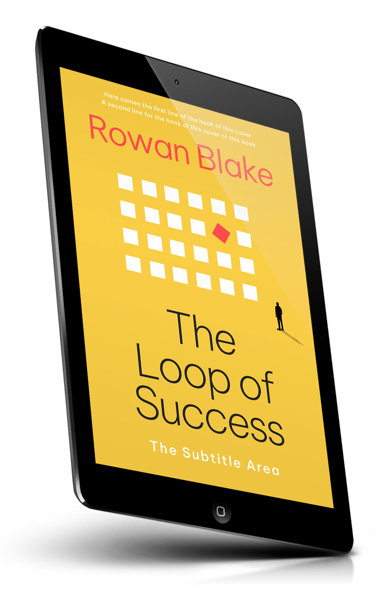 Tablet view of Premade Business Book Cover - Saffron #37230 | BookCoverZone*