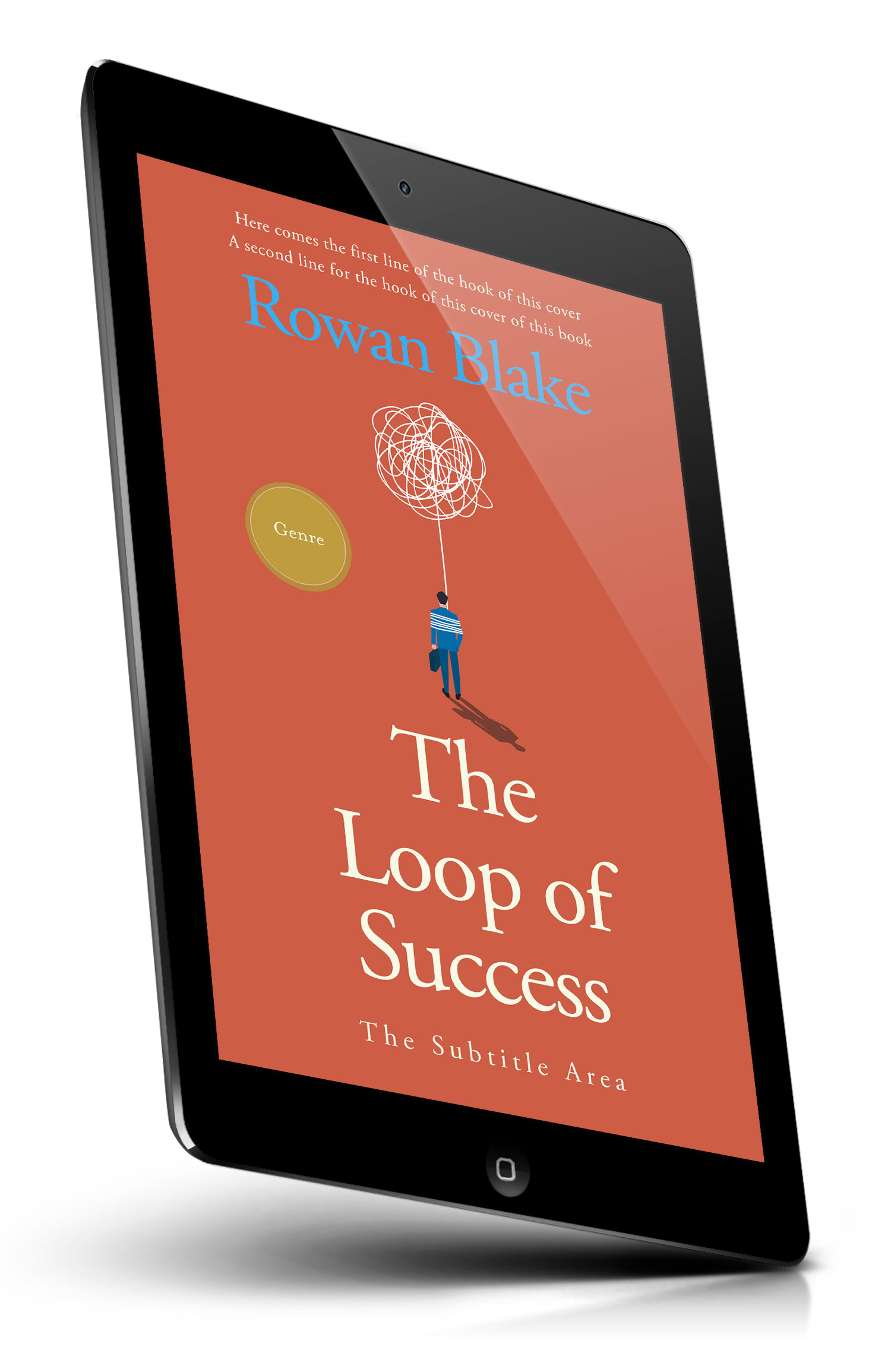 Tablet view of Premade Business Book Cover - Mojo #37231 | BookCoverZone*
