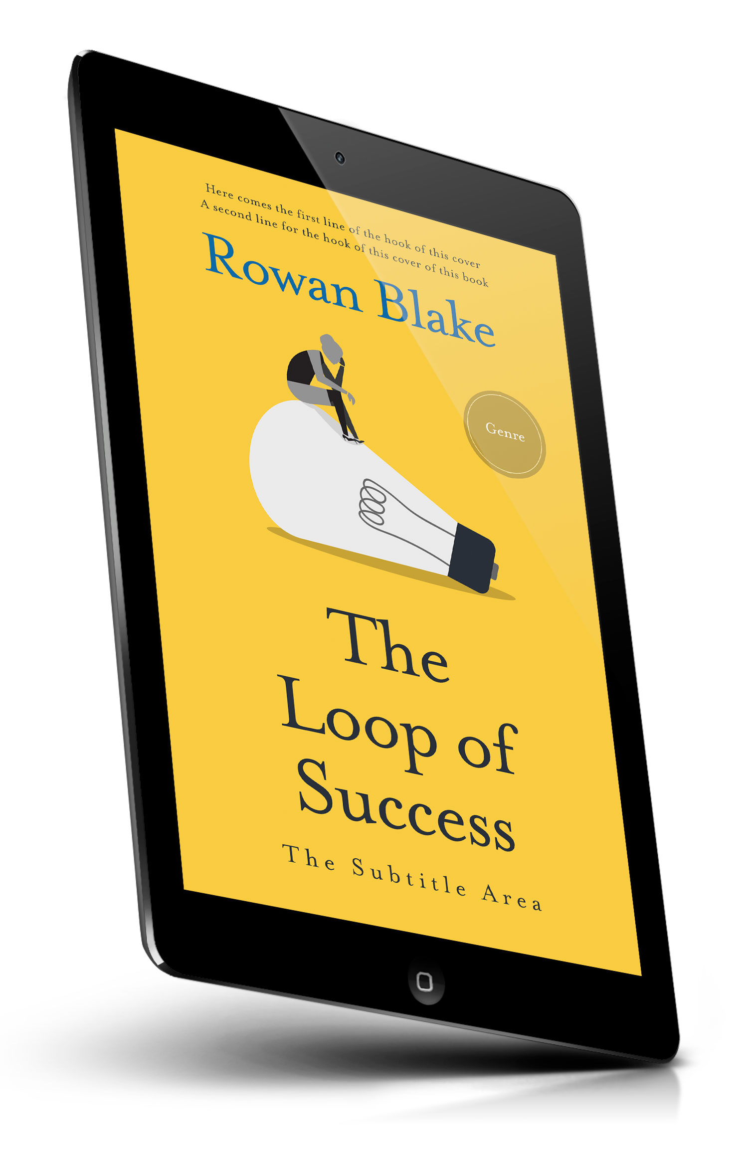 Tablet view of Premade Business Book Cover - Bright Sun #37239 | BookCoverZone*