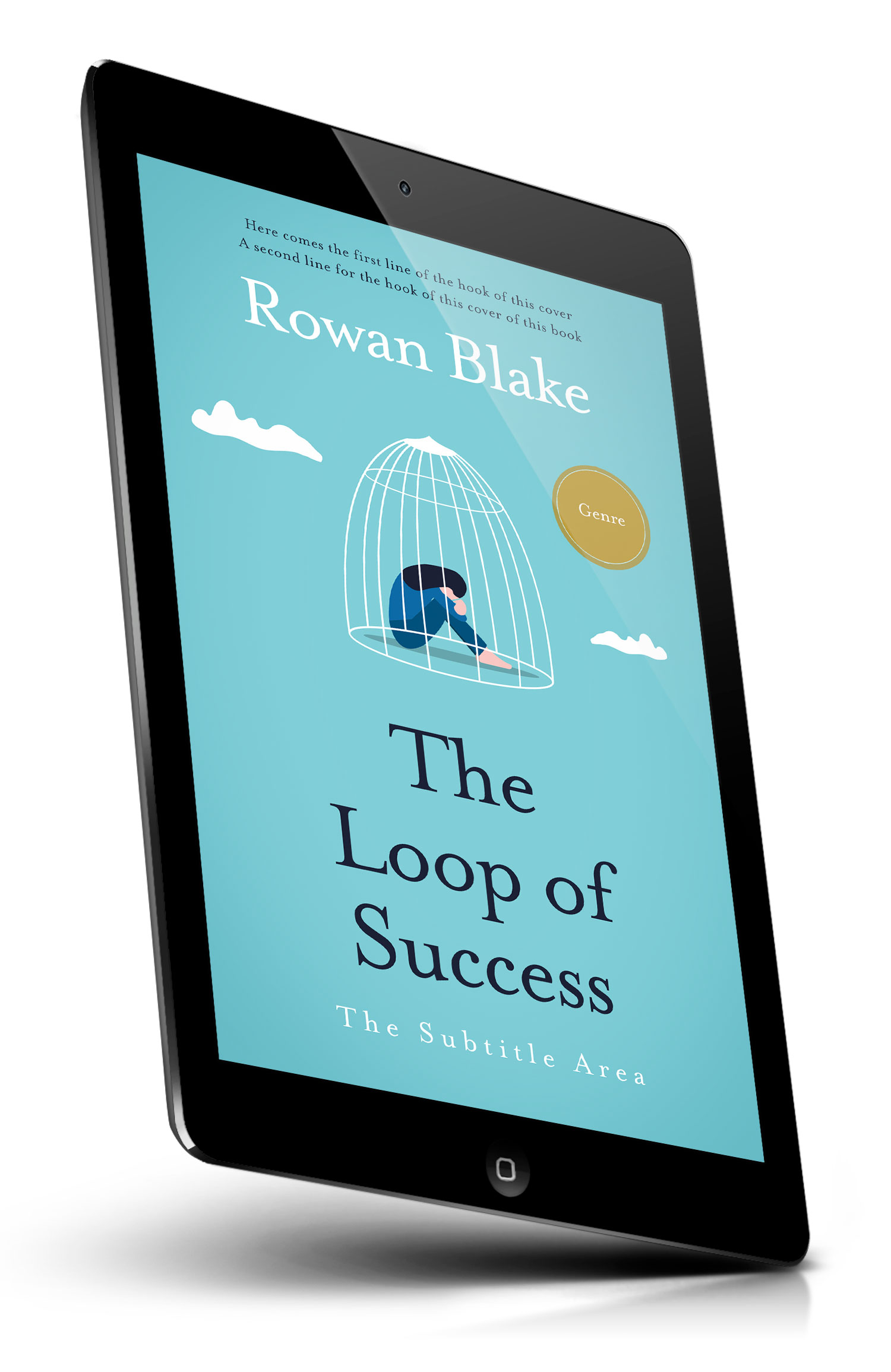 Tablet view of Premade Self-Improvement & Self-Help Book Cover - Downy #37244 | BookCoverZone*