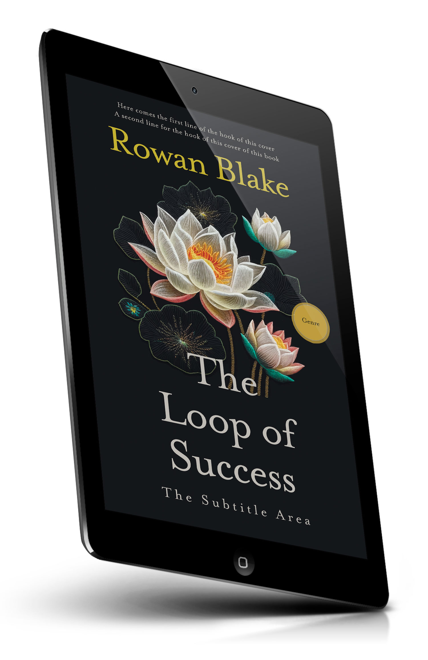 Tablet view of Premade Self-Improvement & Self-Help Book Cover - Woodsmoke #37246 | BookCoverZone*