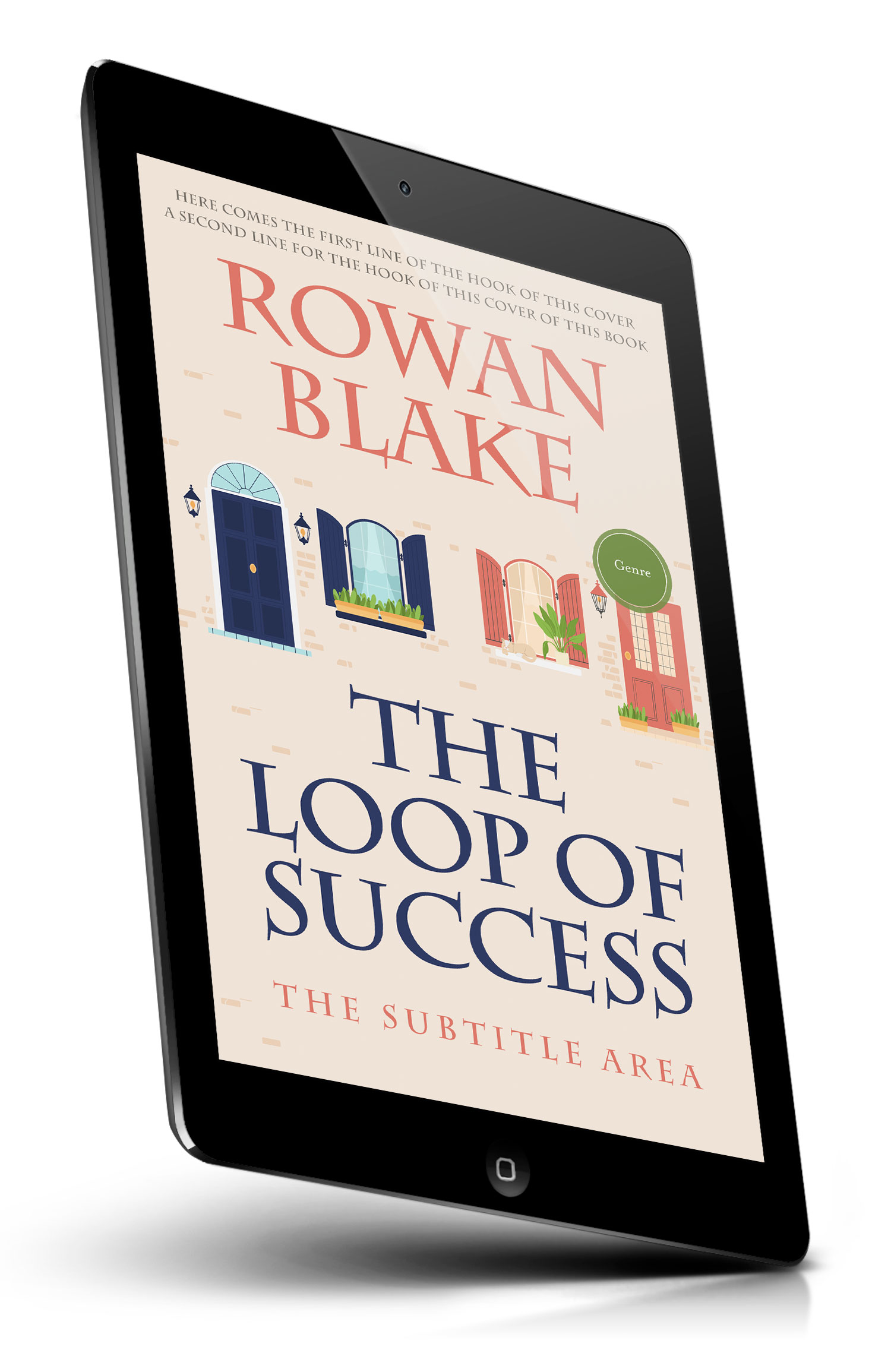 Tablet view of Premade Literary Fiction Book Cover - White Rock #37249 | BookCoverZone*