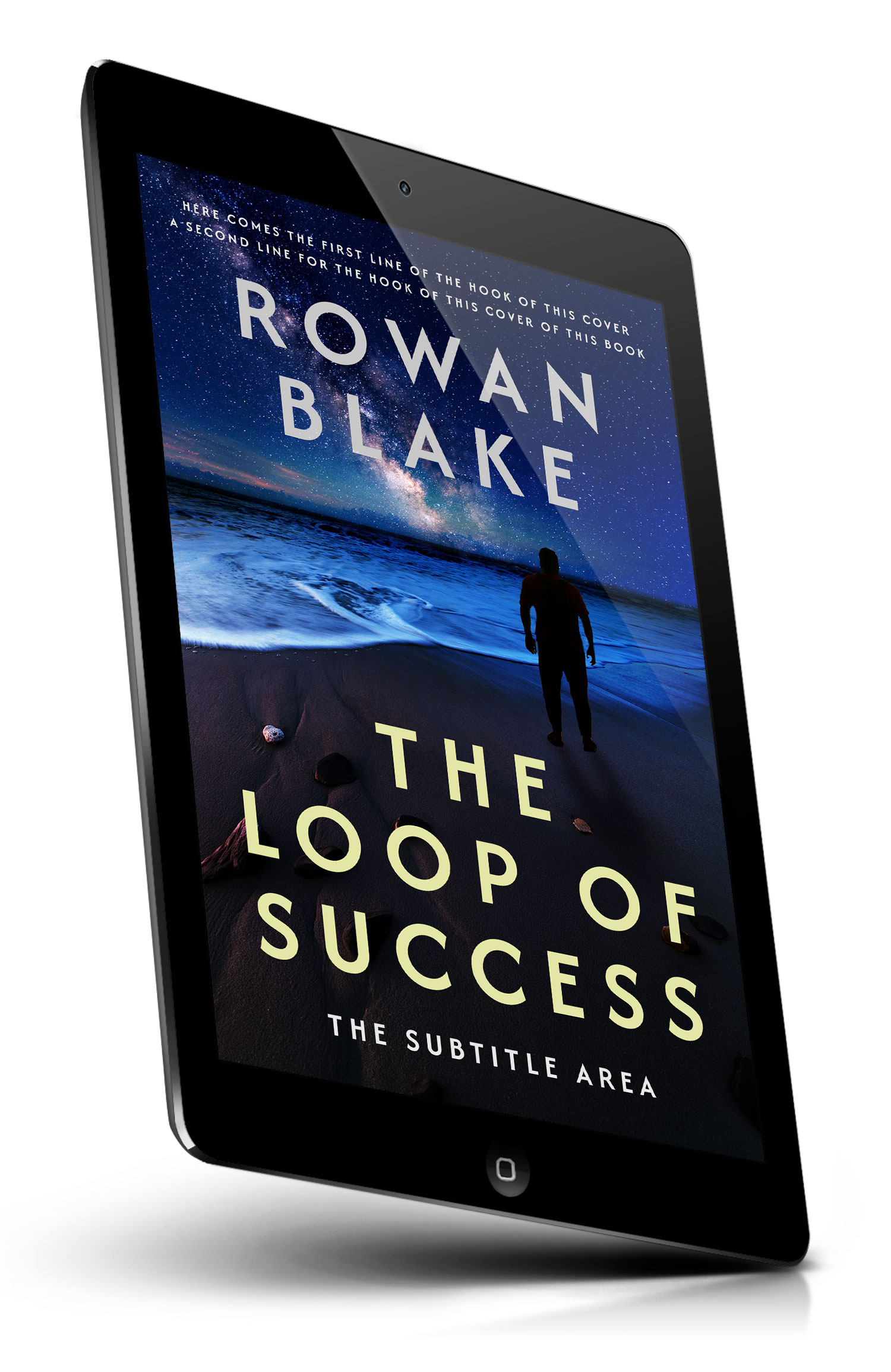 Tablet view of Premade  Book Cover - Ebony #37257 | BookCoverZone