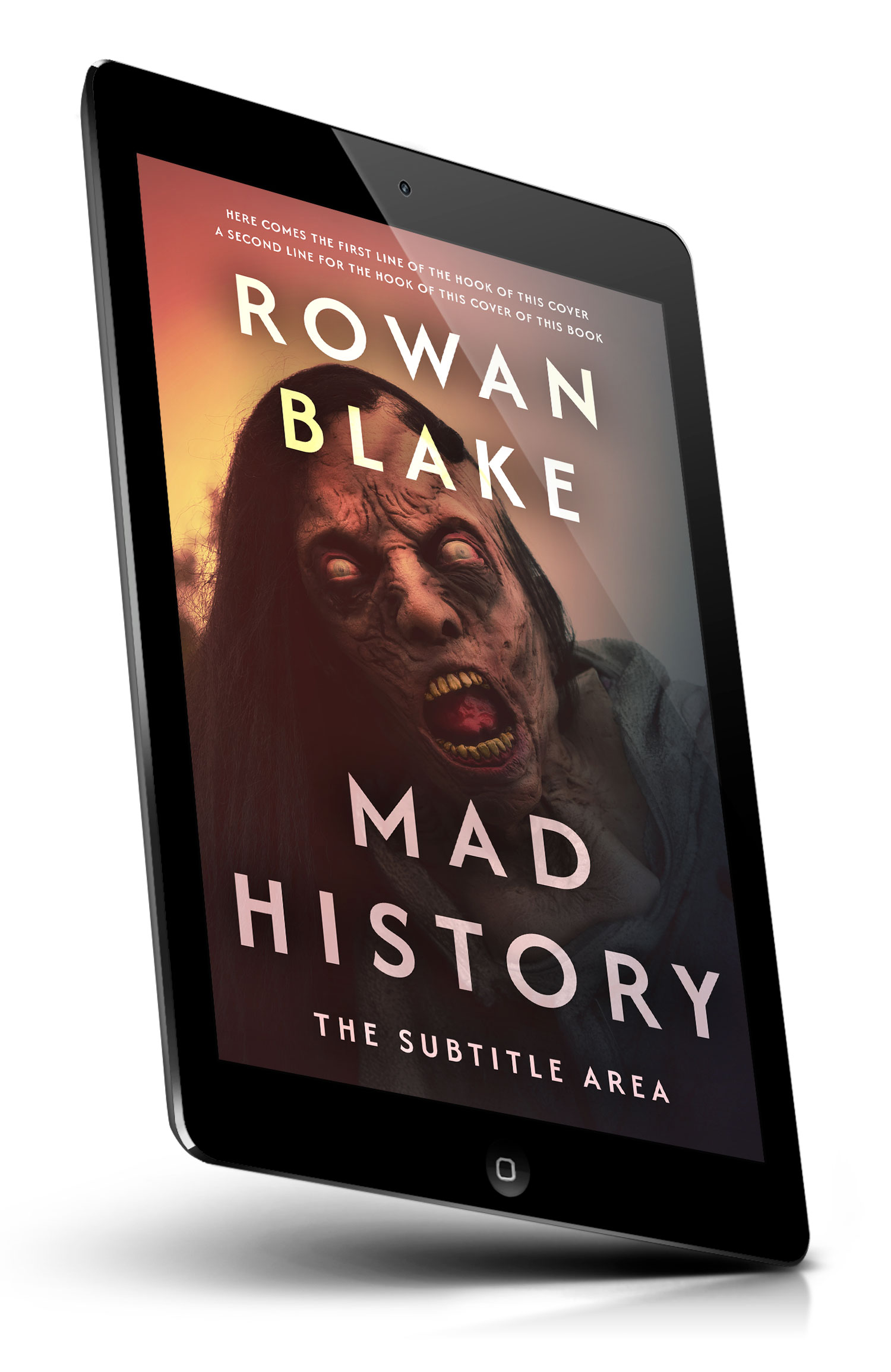 Tablet view of Premade  Book Cover - Cocoa Brown #37269 | BookCoverZone