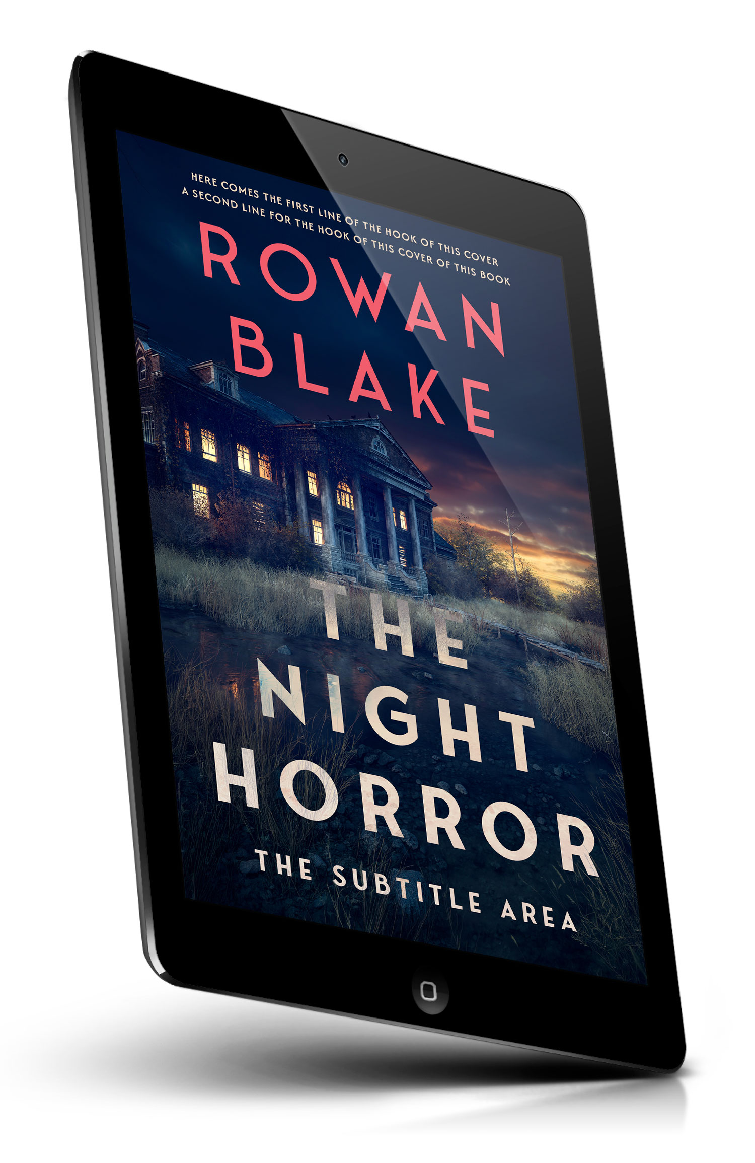 Tablet view of Premade  Book Cover - Big Stone #37277 | BookCoverZone