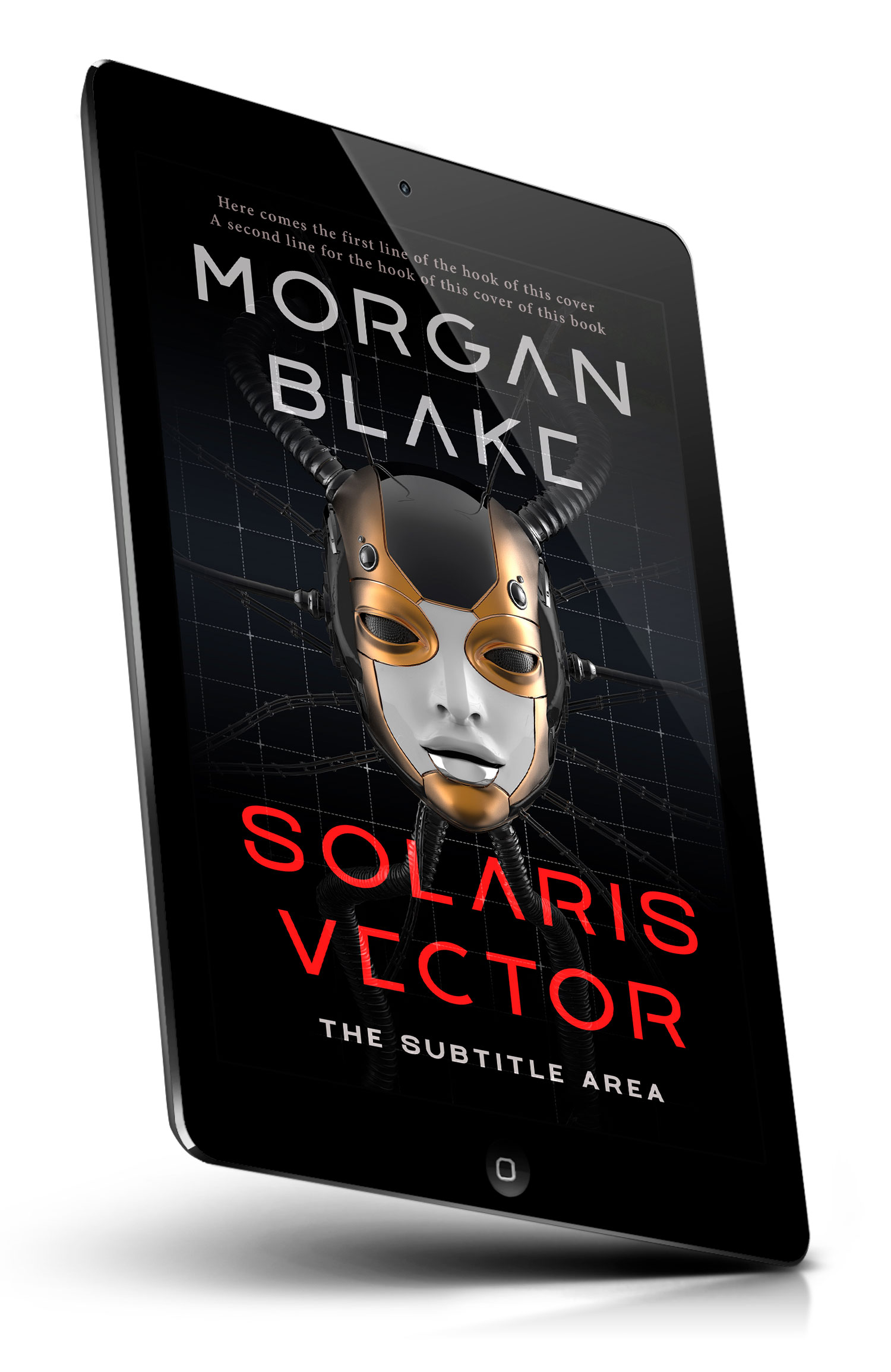 Tablet view of Premade Science Fiction Book Cover - Old Rose #37283 | BookCoverZone