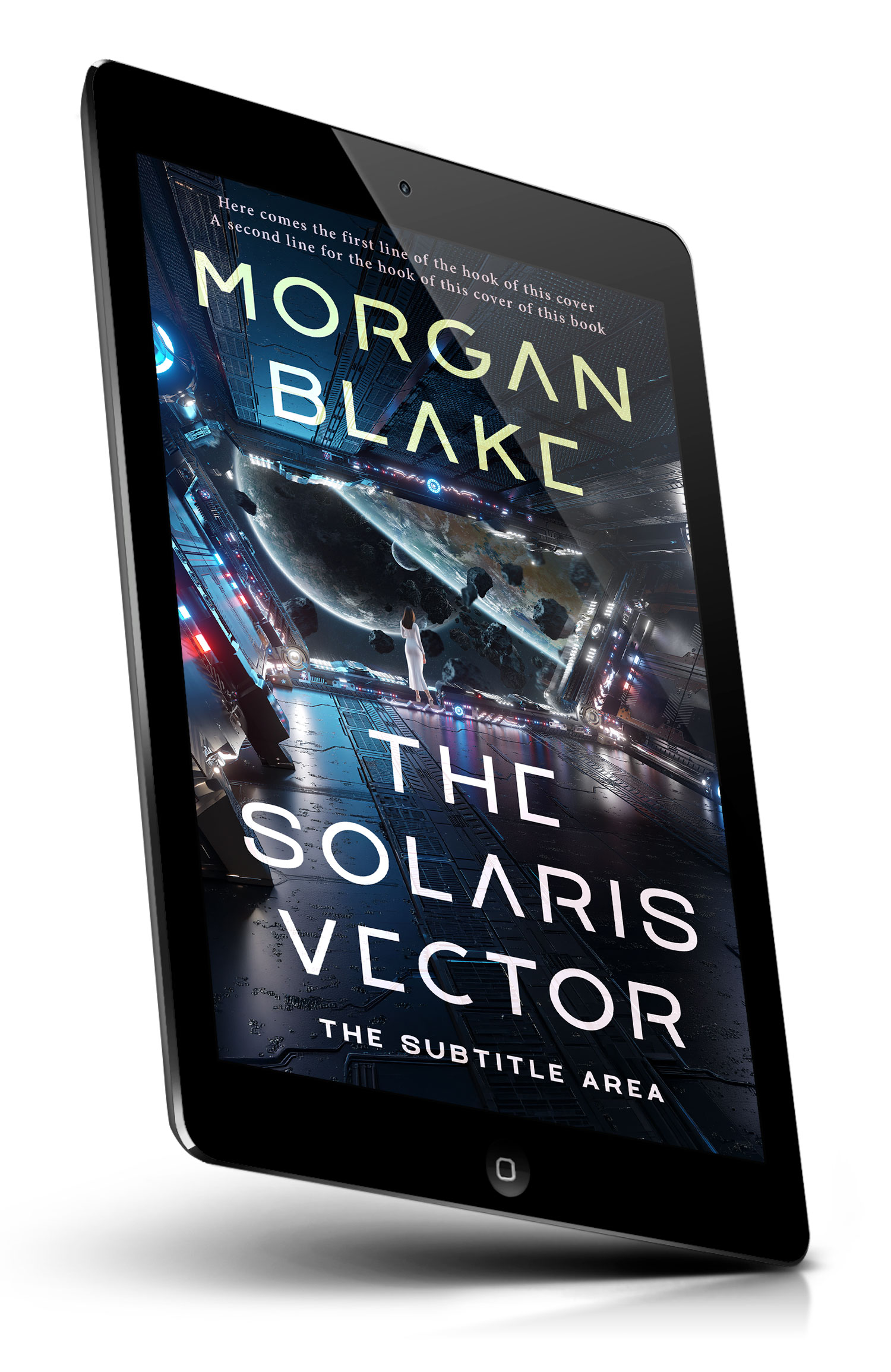 Tablet view of Premade Science Fiction Book Cover - Mirage #37285 | BookCoverZone