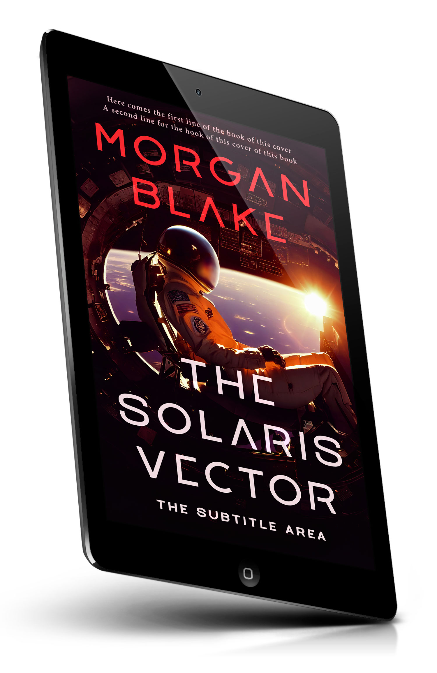 Tablet view of Premade Science Fiction Book Cover - Burning Sand #37286 | BookCoverZone
