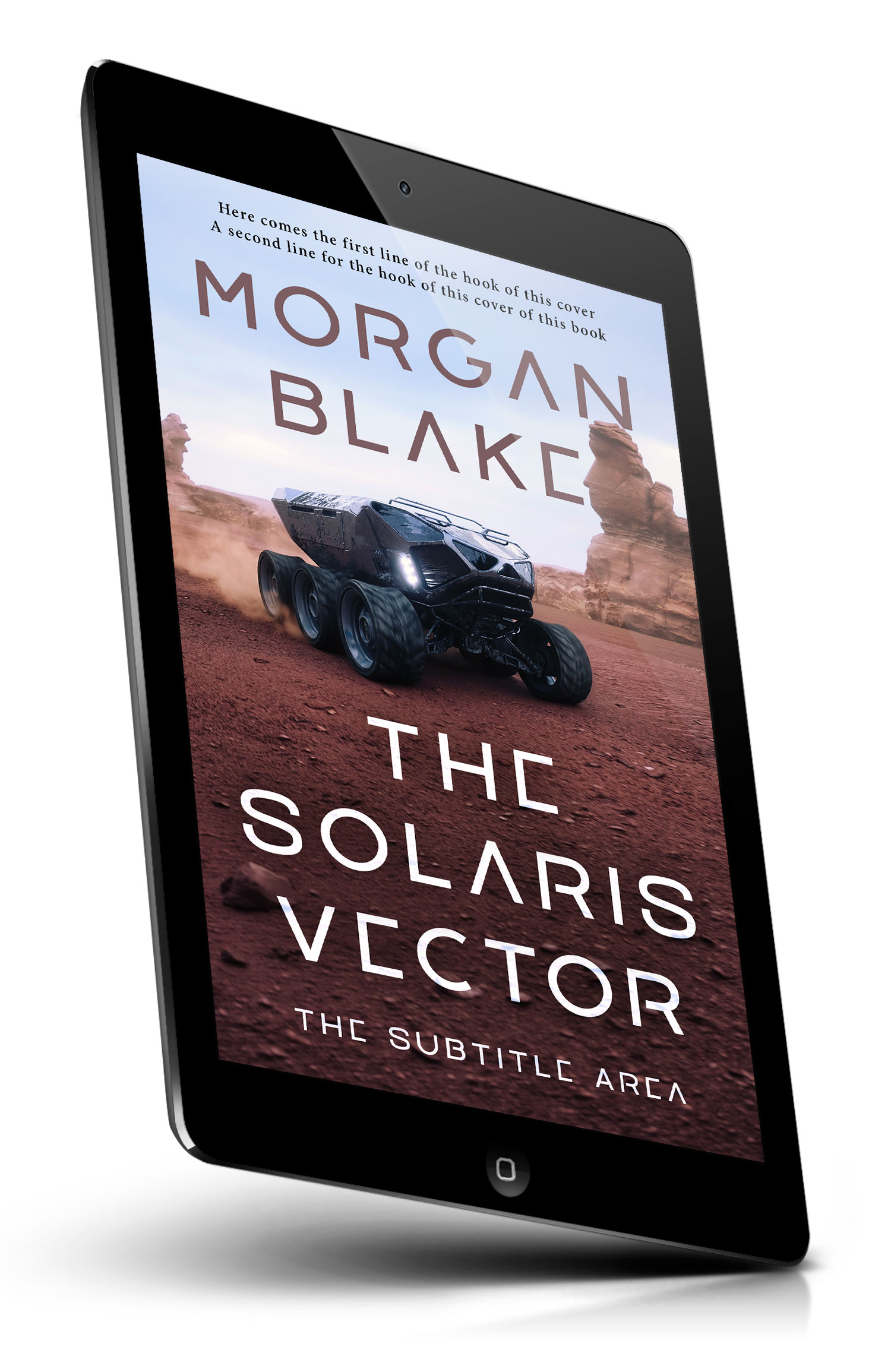 Tablet view of Premade Science Fiction Book Cover - Woody Brown #37290 | BookCoverZone
