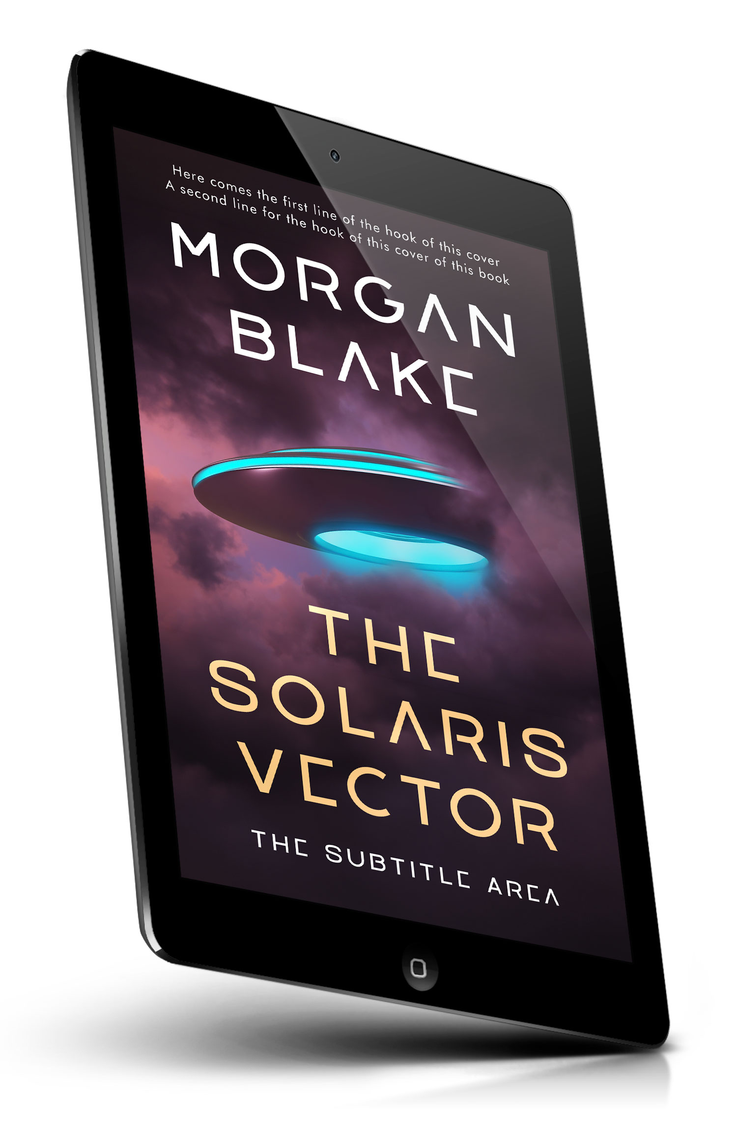 Tablet view of Premade Science Fiction Book Cover - Thunder #37292 | BookCoverZone