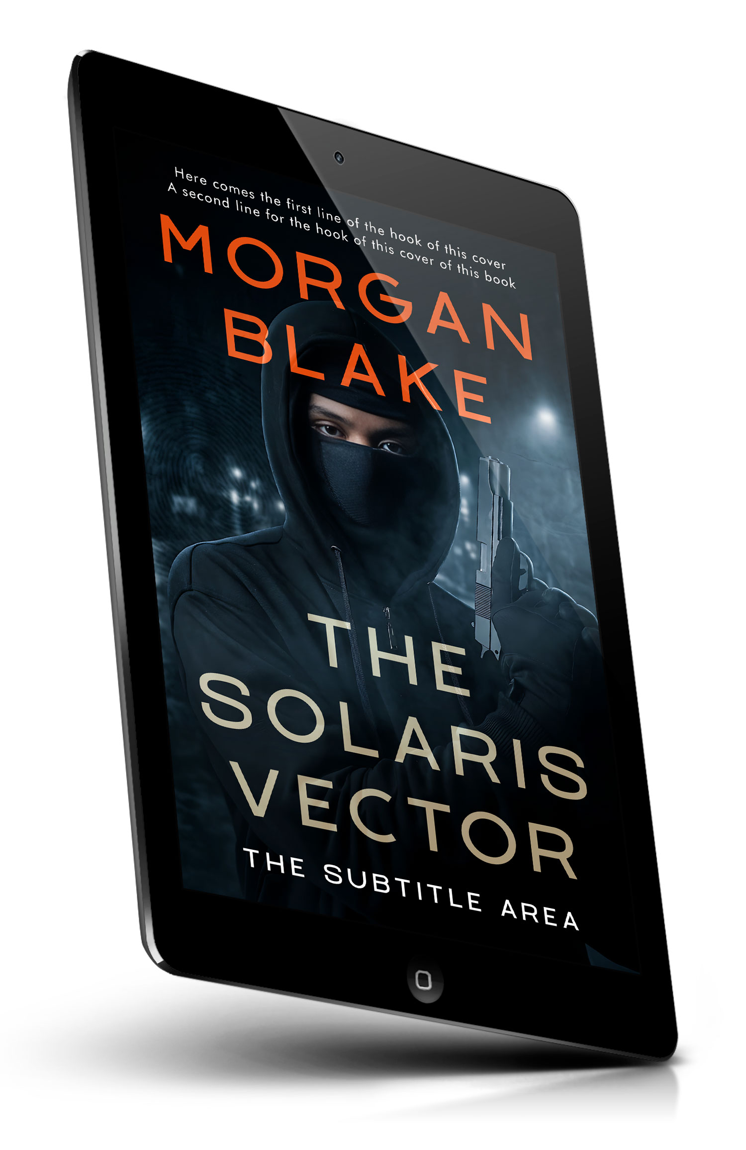 Tablet view of Premade Mystery & Thriller & Suspense Book Cover - Aztec #37298 | BookCoverZone