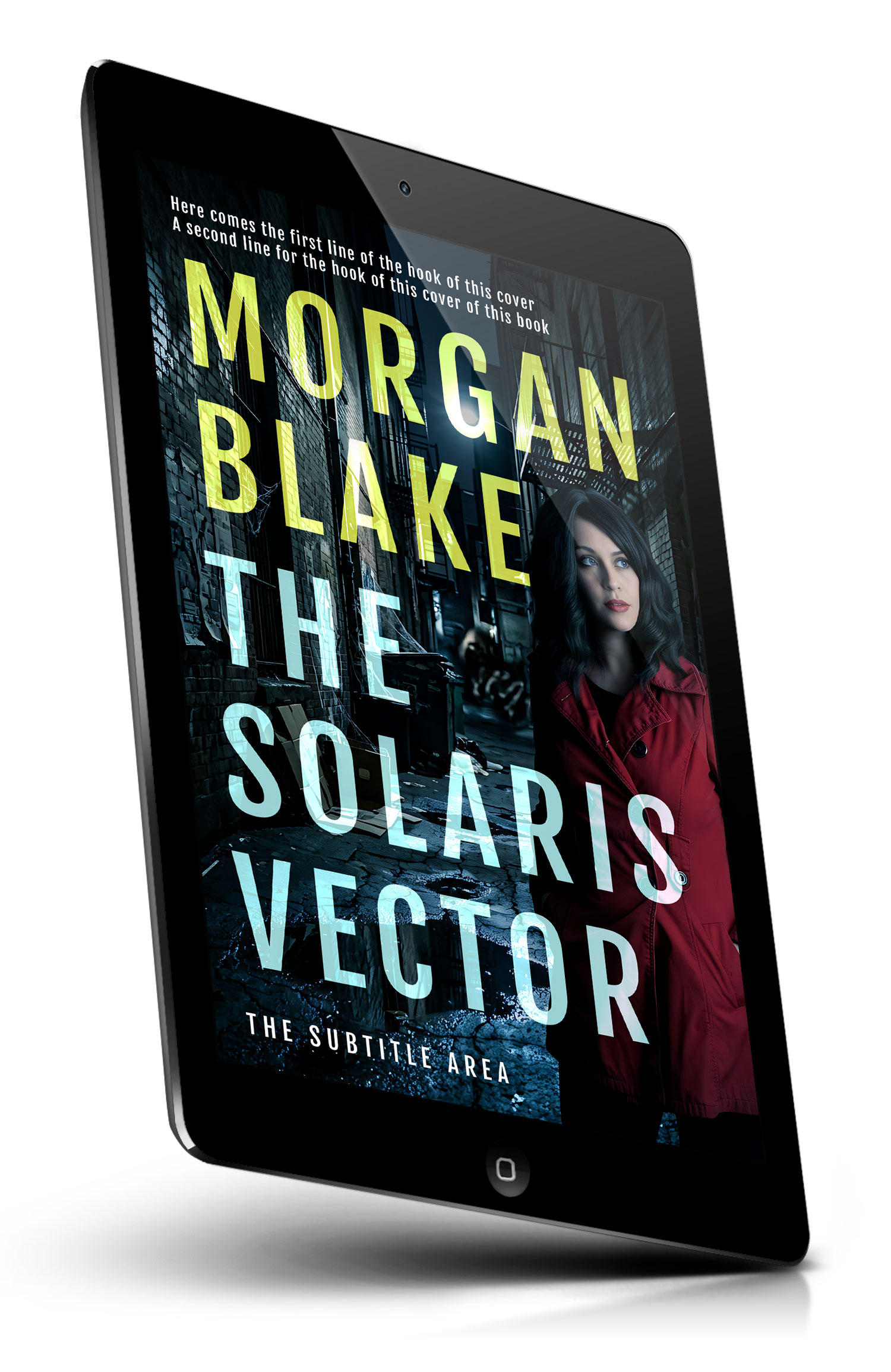 Tablet view of Premade Mystery & Thriller & Suspense Book Cover - Sprout #37301 | BookCoverZone