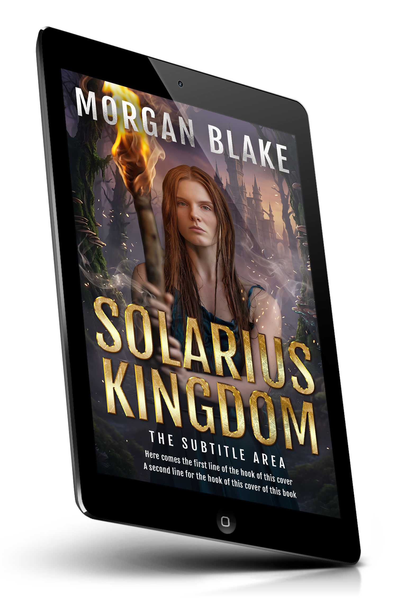 Tablet view of Premade Fantasy Book Cover - Mine Shaft #37317 | BookCoverZone