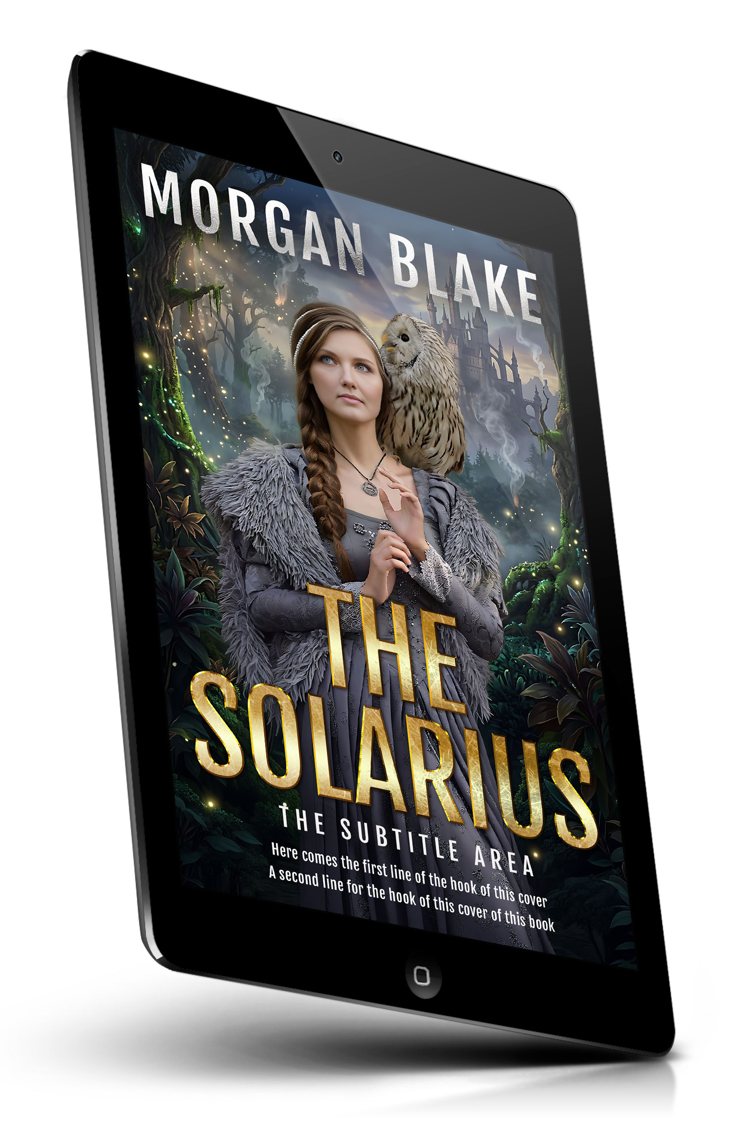 Tablet view of Premade Fantasy Book Cover - Shark #37318 | BookCoverZone