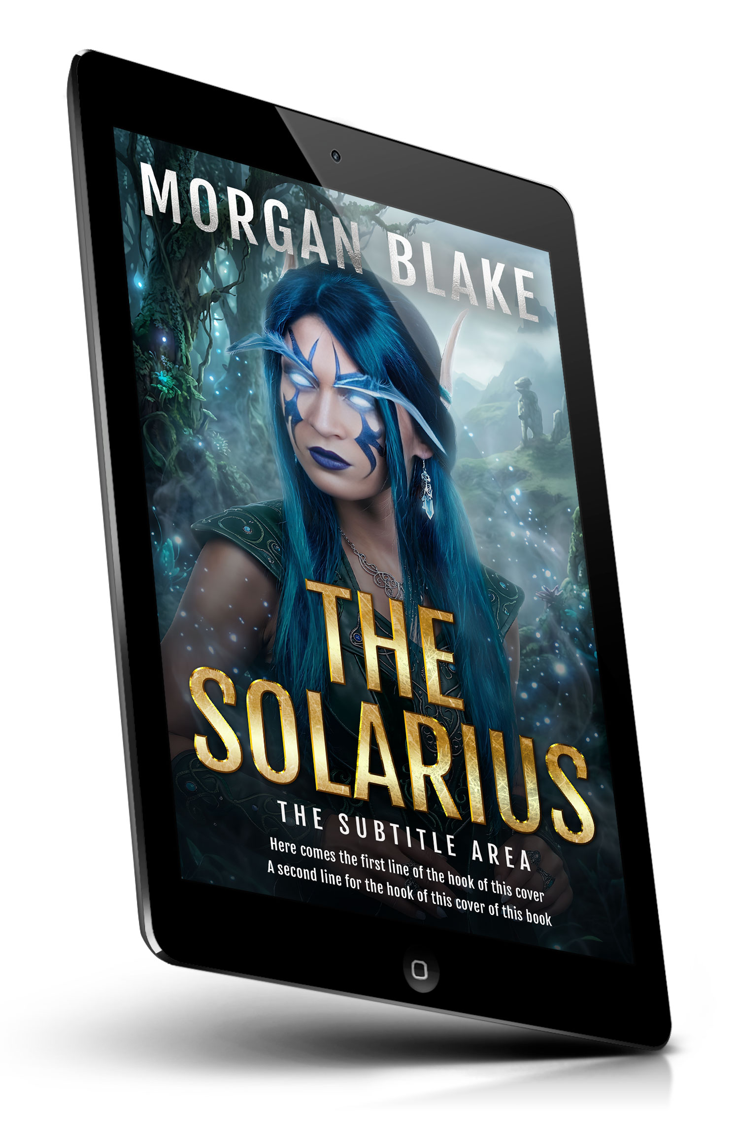 Tablet view of Premade Fantasy Book Cover - Mirage #37319 | BookCoverZone