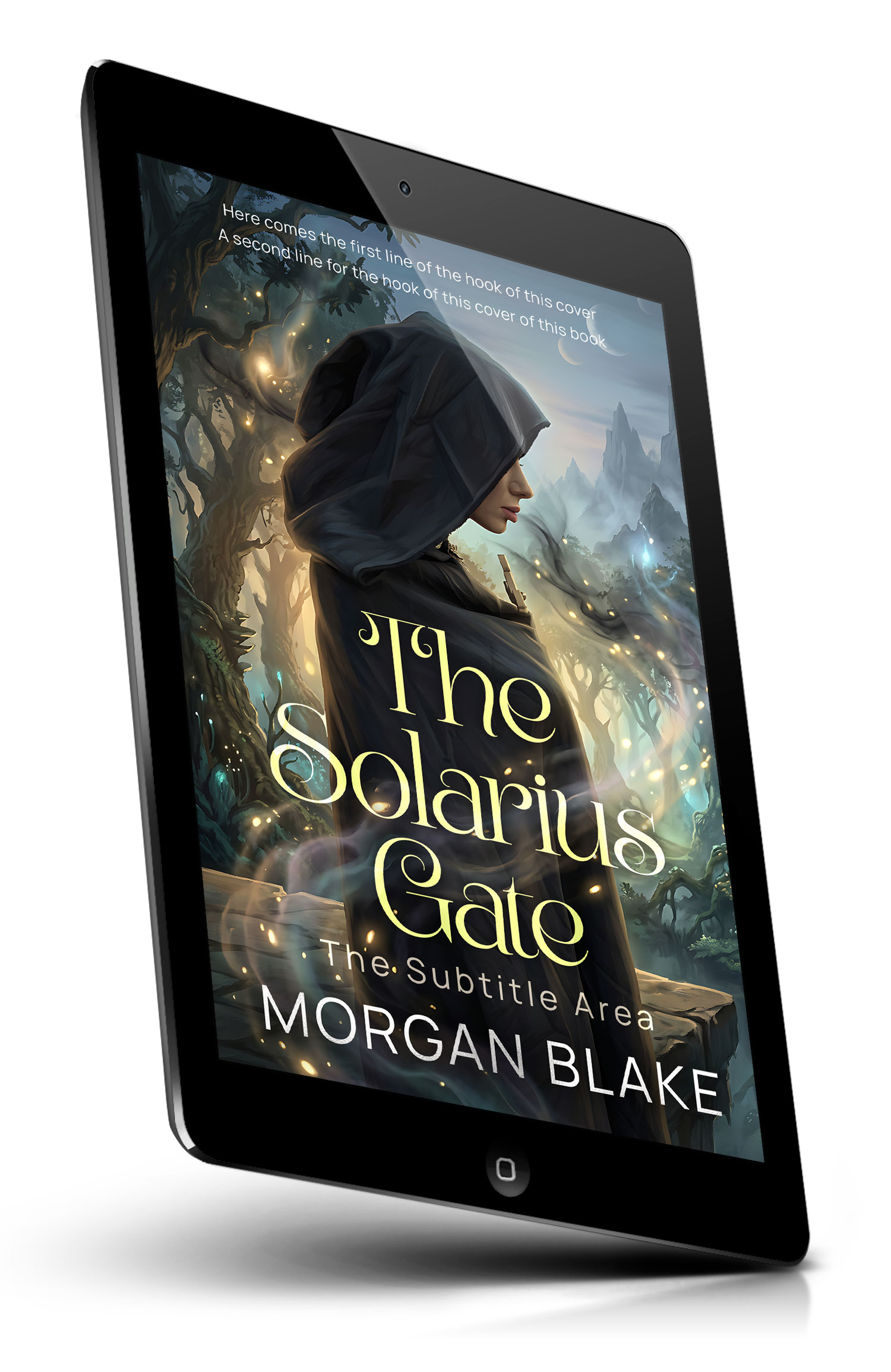 Tablet view of Premade Fantasy Book Cover - Outer Space #37326 | BookCoverZone
