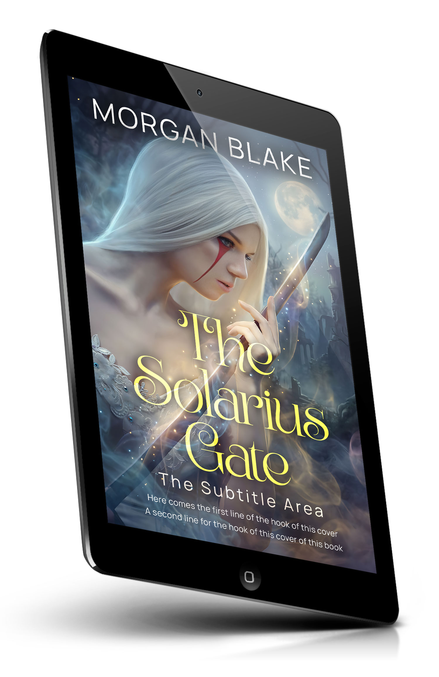 Tablet view of Premade Fantasy Book Cover - Nevada #37328 | BookCoverZone