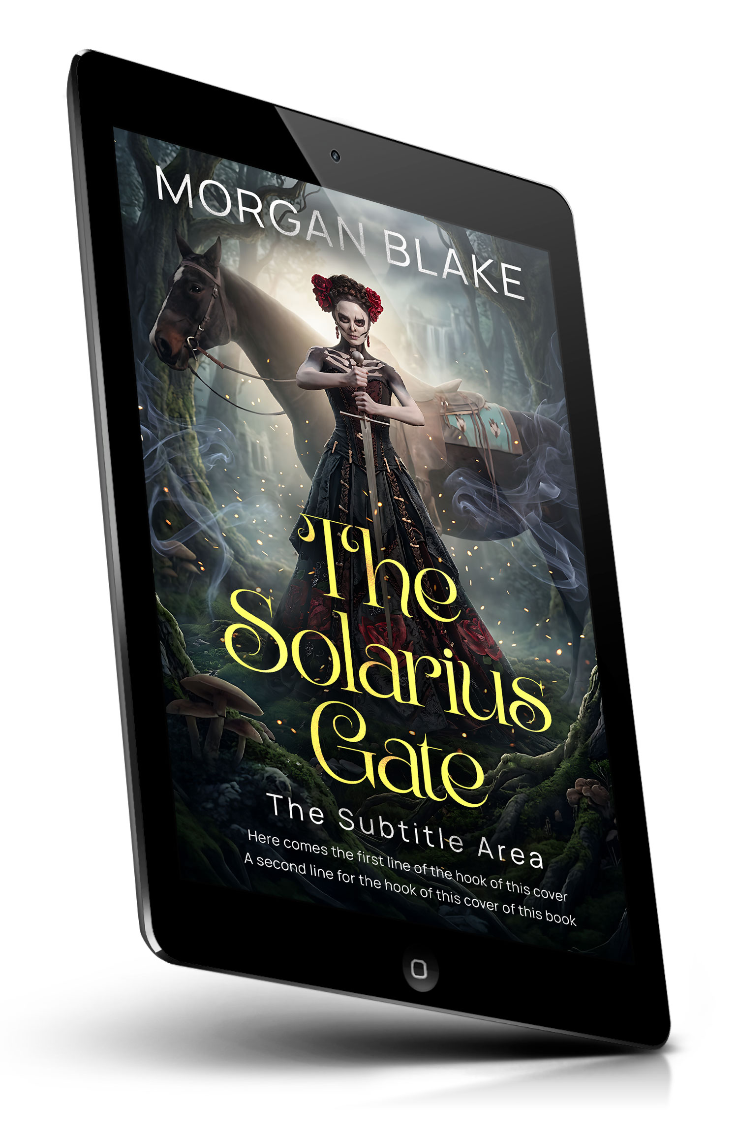 Tablet view of Premade Fantasy Book Cover - Shark #37329 | BookCoverZone