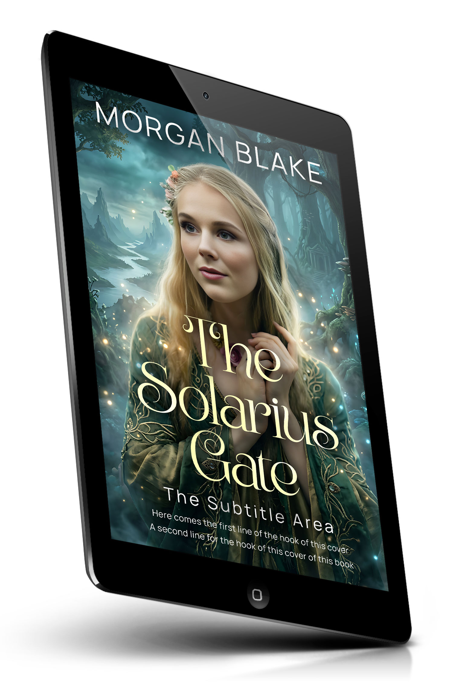 Tablet view of Premade Fantasy Book Cover - Outer Space #37331 | BookCoverZone
